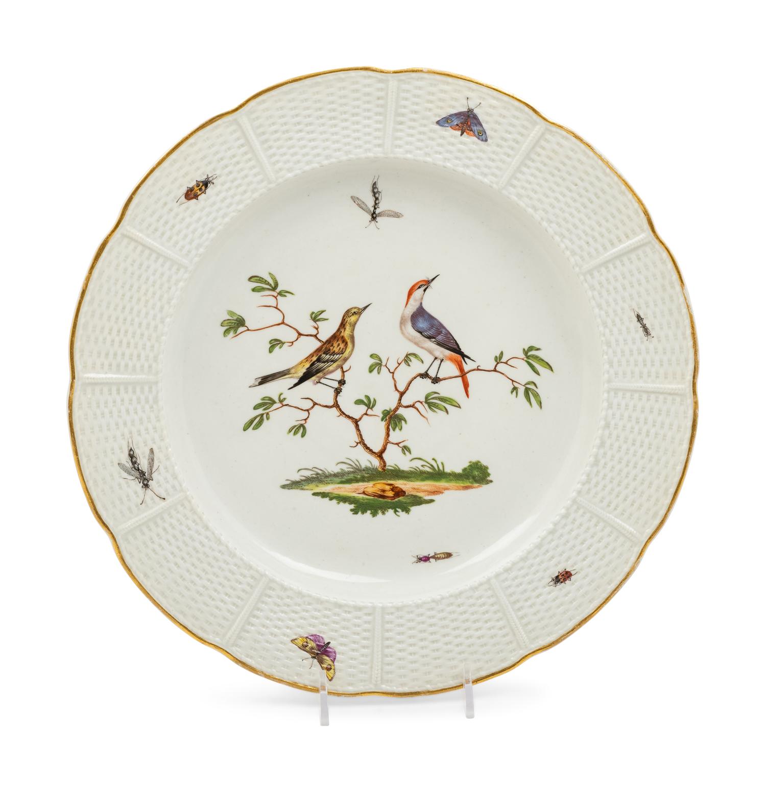 A Set of Ludwigsburg Porcelain Plates