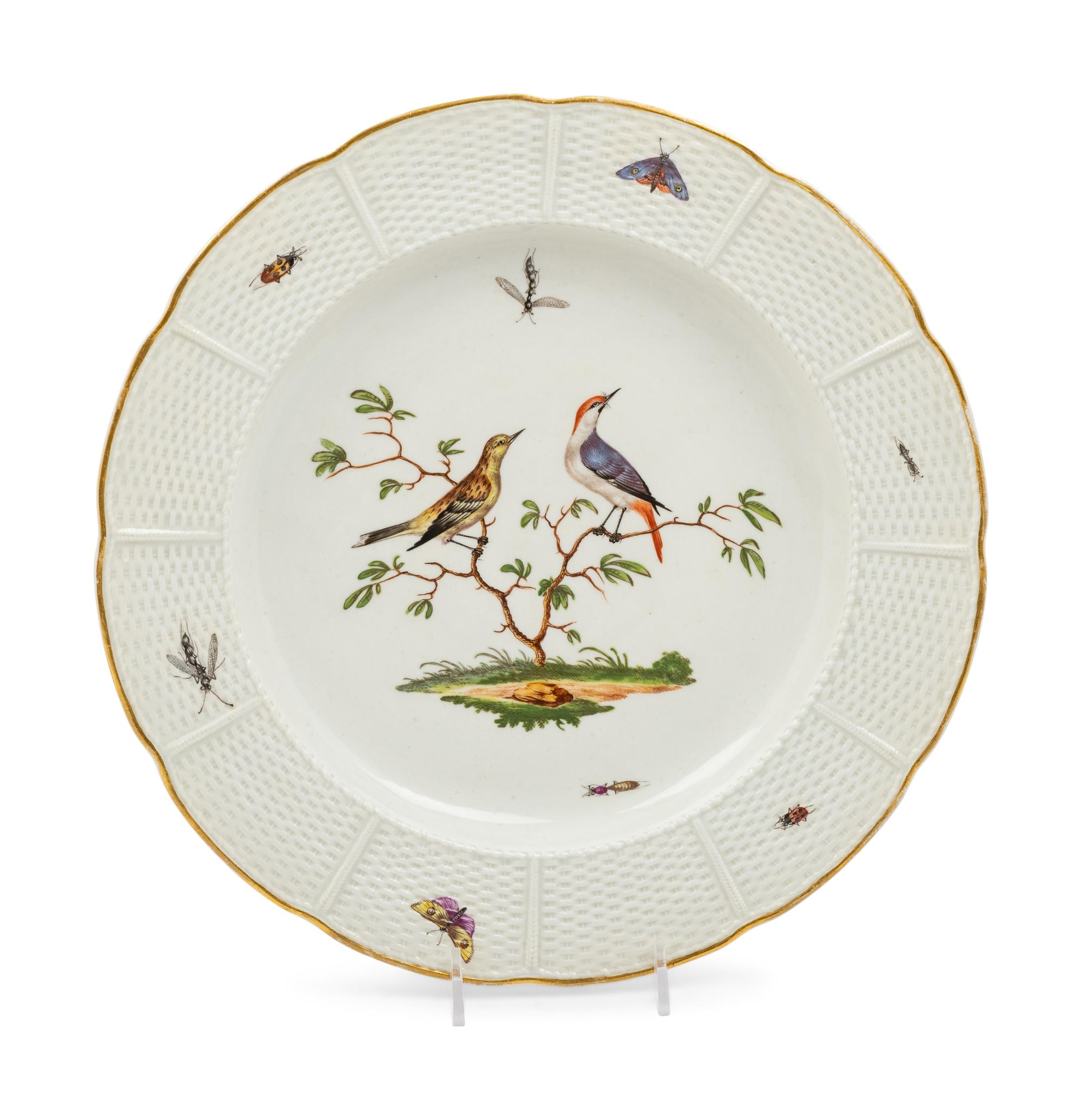 A Set of Ludwigsburg Porcelain Plates