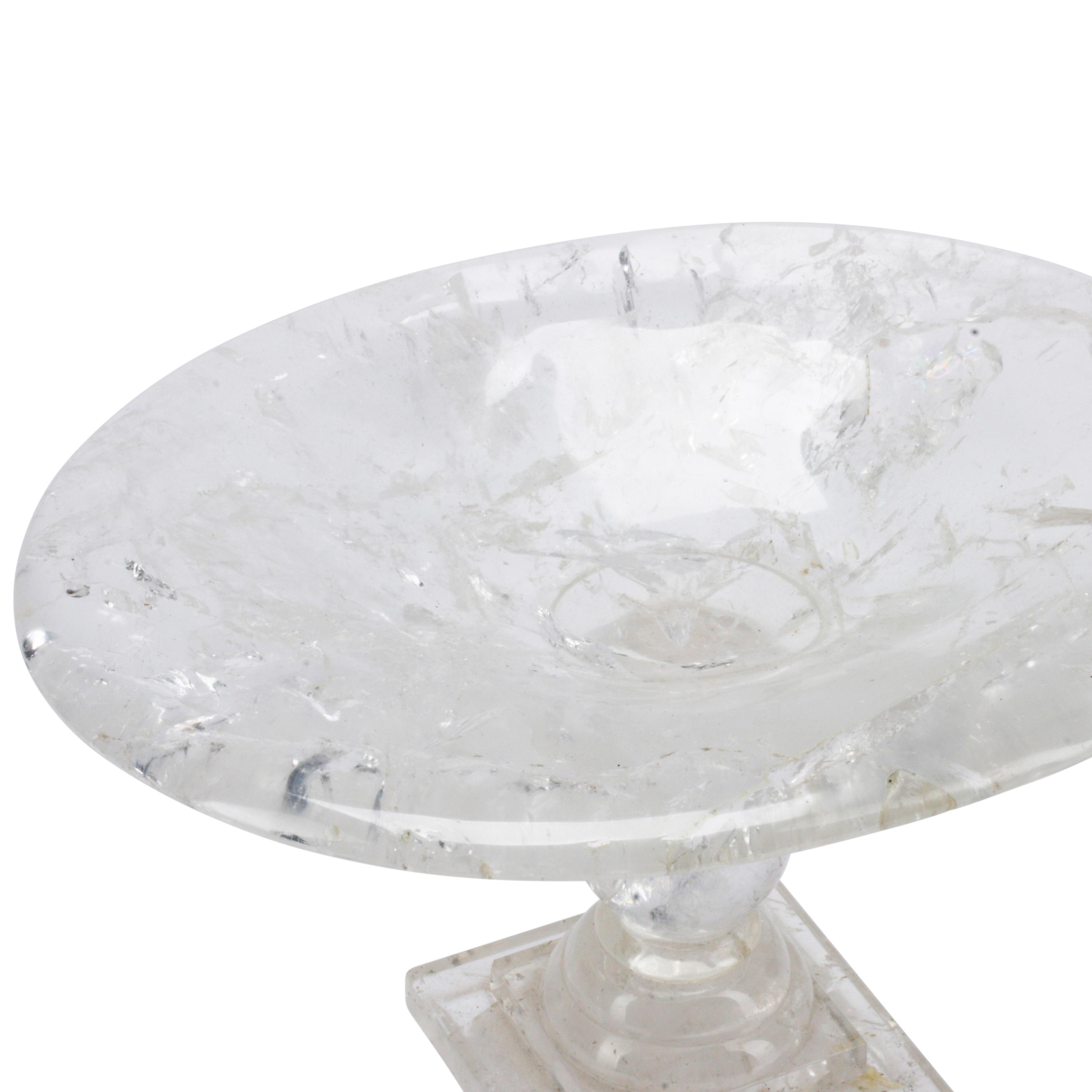 A Pair of Rock Crystal Tazze