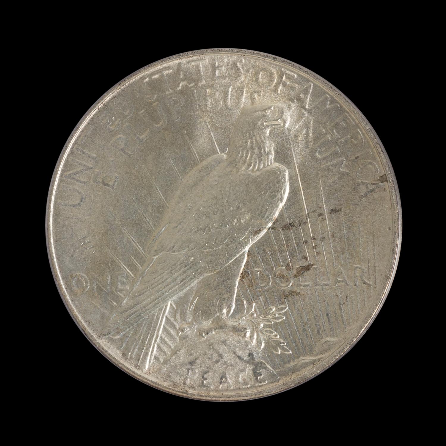 A United States 1934 Peace Silver Dollar Coin
