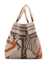 Hermès Steeple Toile Tote Bag, 2011