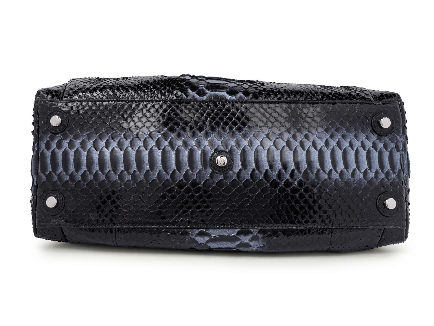 Christian Dior Black Python Le Trente Bag, 2010