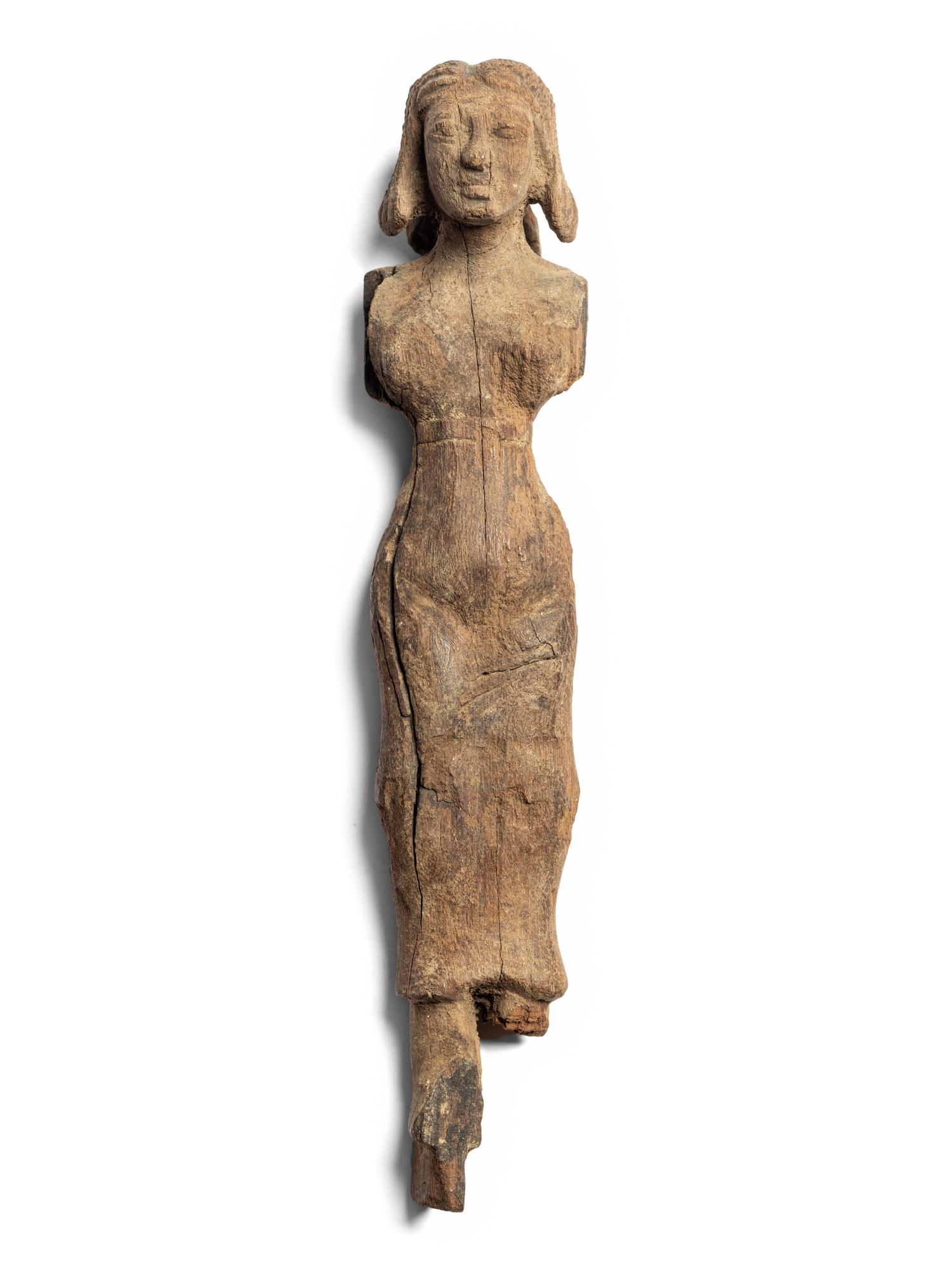 An Egyptian Wood Servant Figure