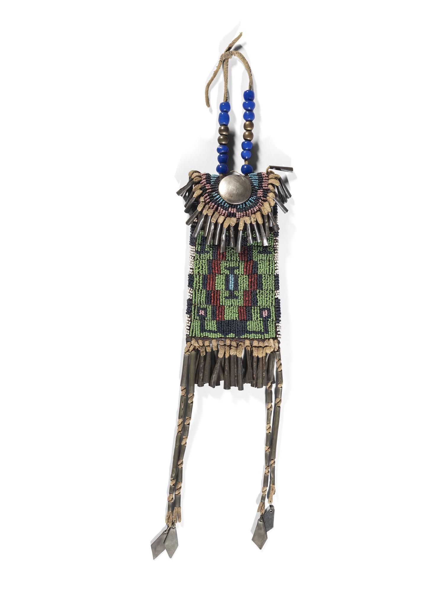 Southern Plains Beaded Hide Strike-a-Light Case