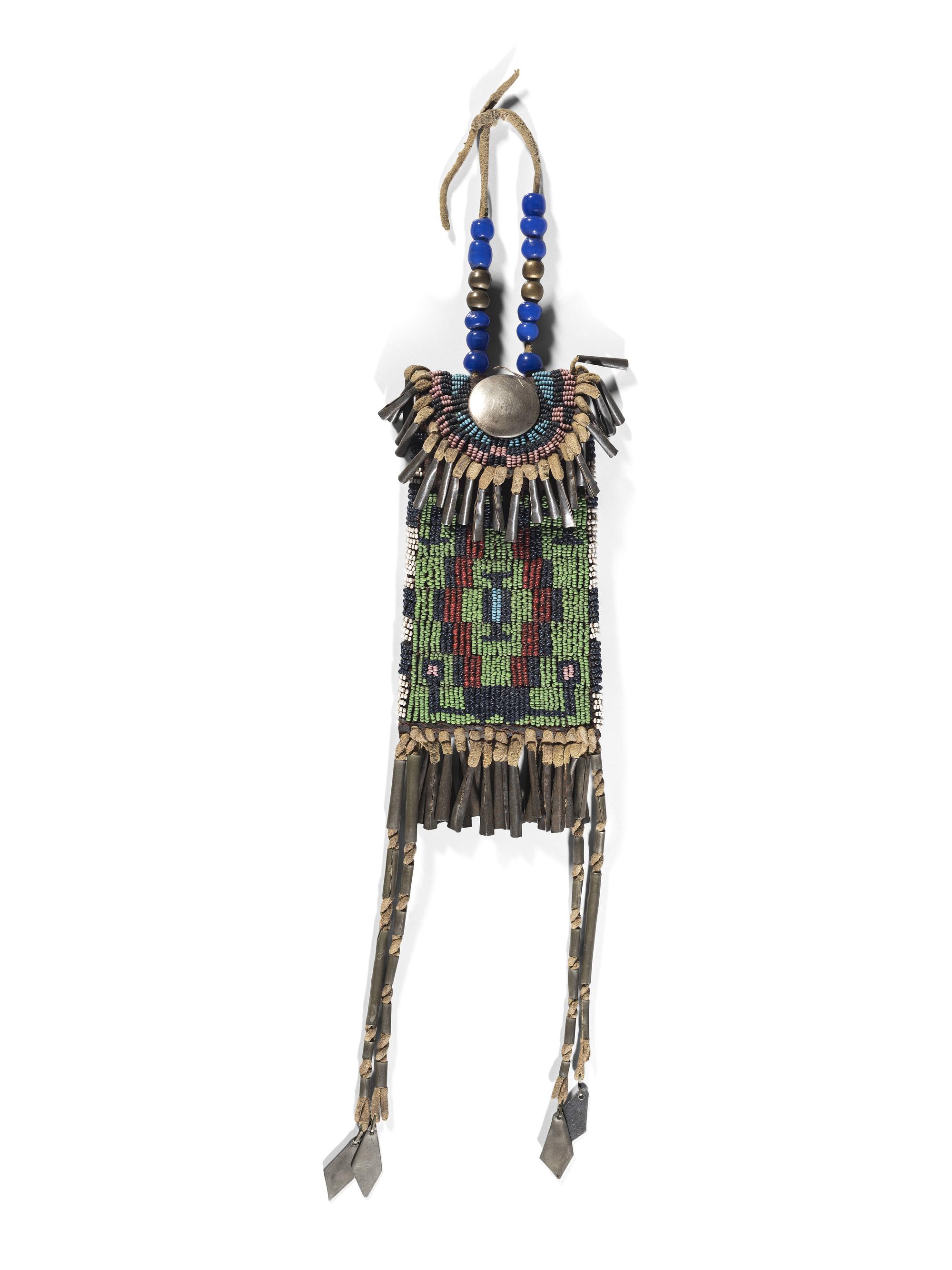 Southern Plains Beaded Hide Strike-a-Light Case