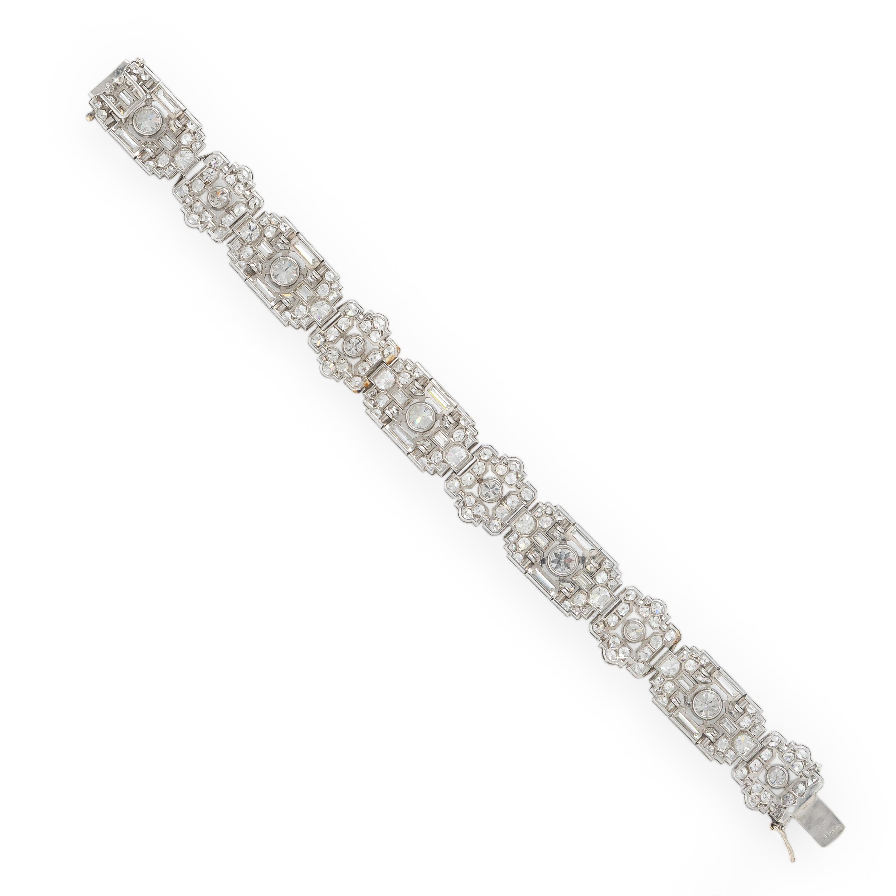 Art Deco, Diamond and Platinum Bracelet