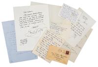 [AMERICAN AUTHORS]. A group of 7 manuscripts by American authors.