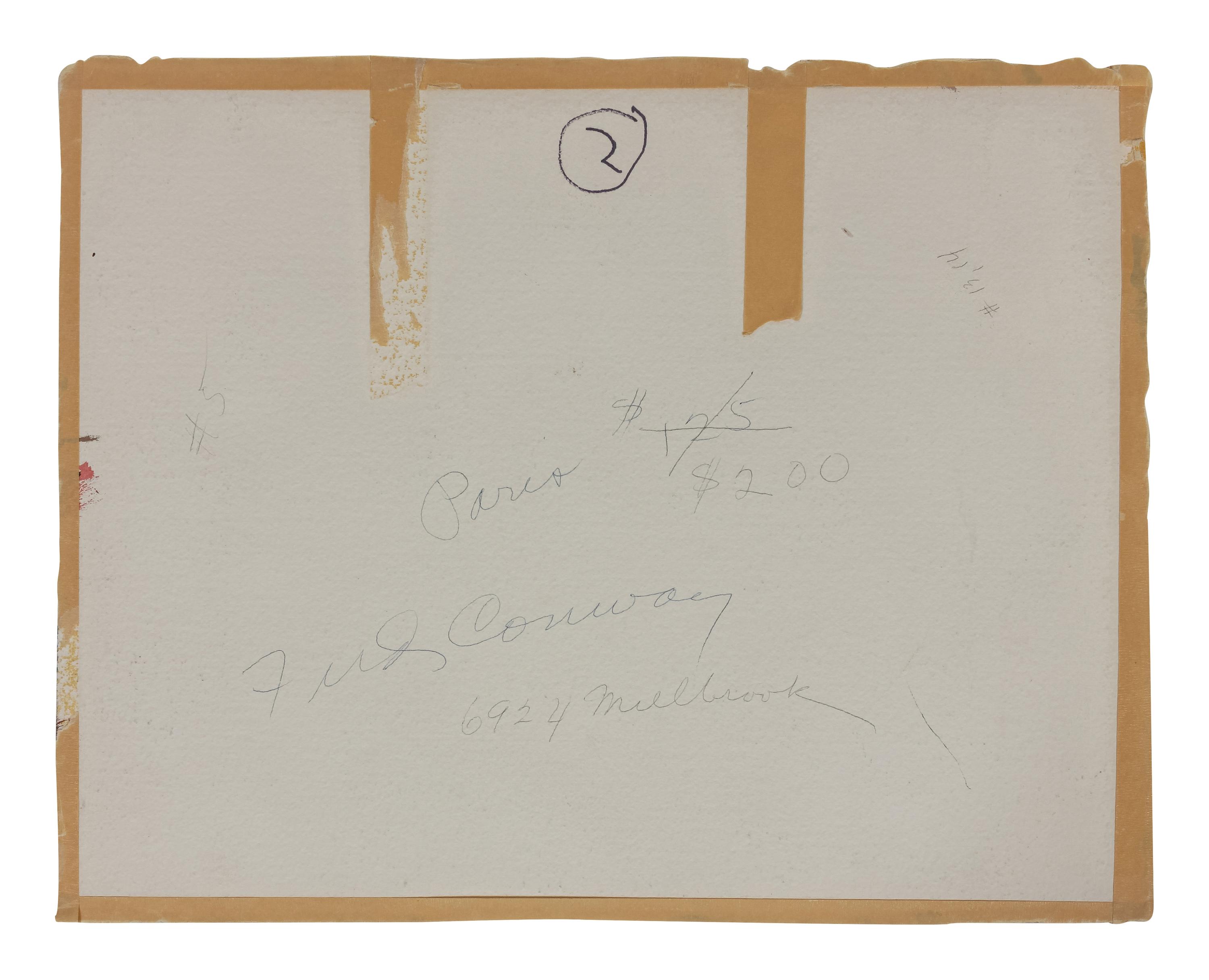 Two works: Paris and Paris, 1957