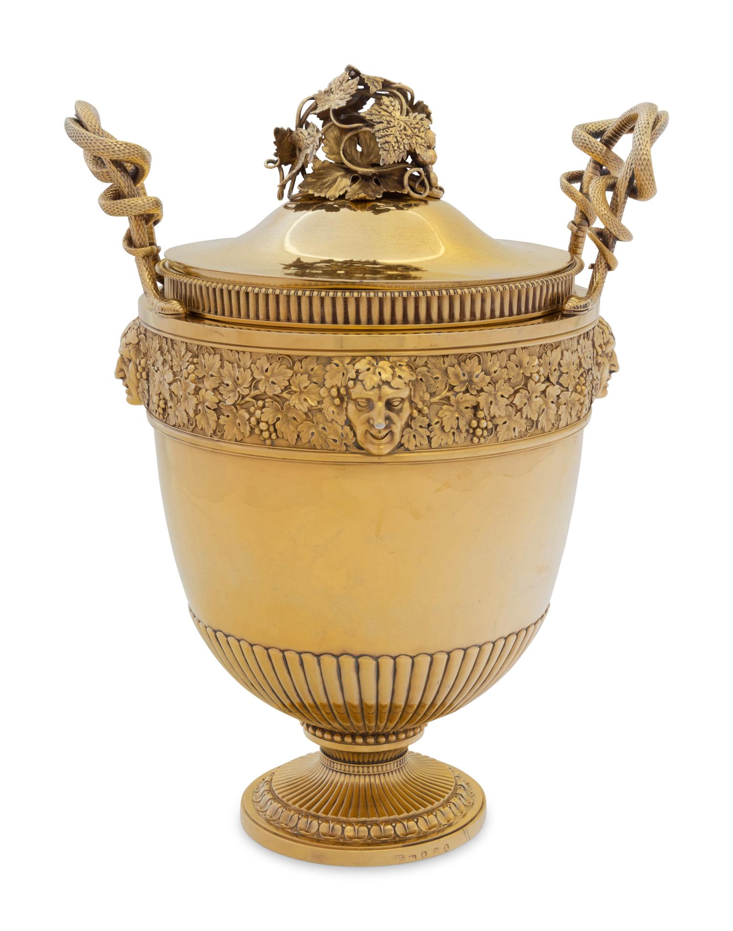 A Paul Storr George III Silver-Gilt Fruit Cooler