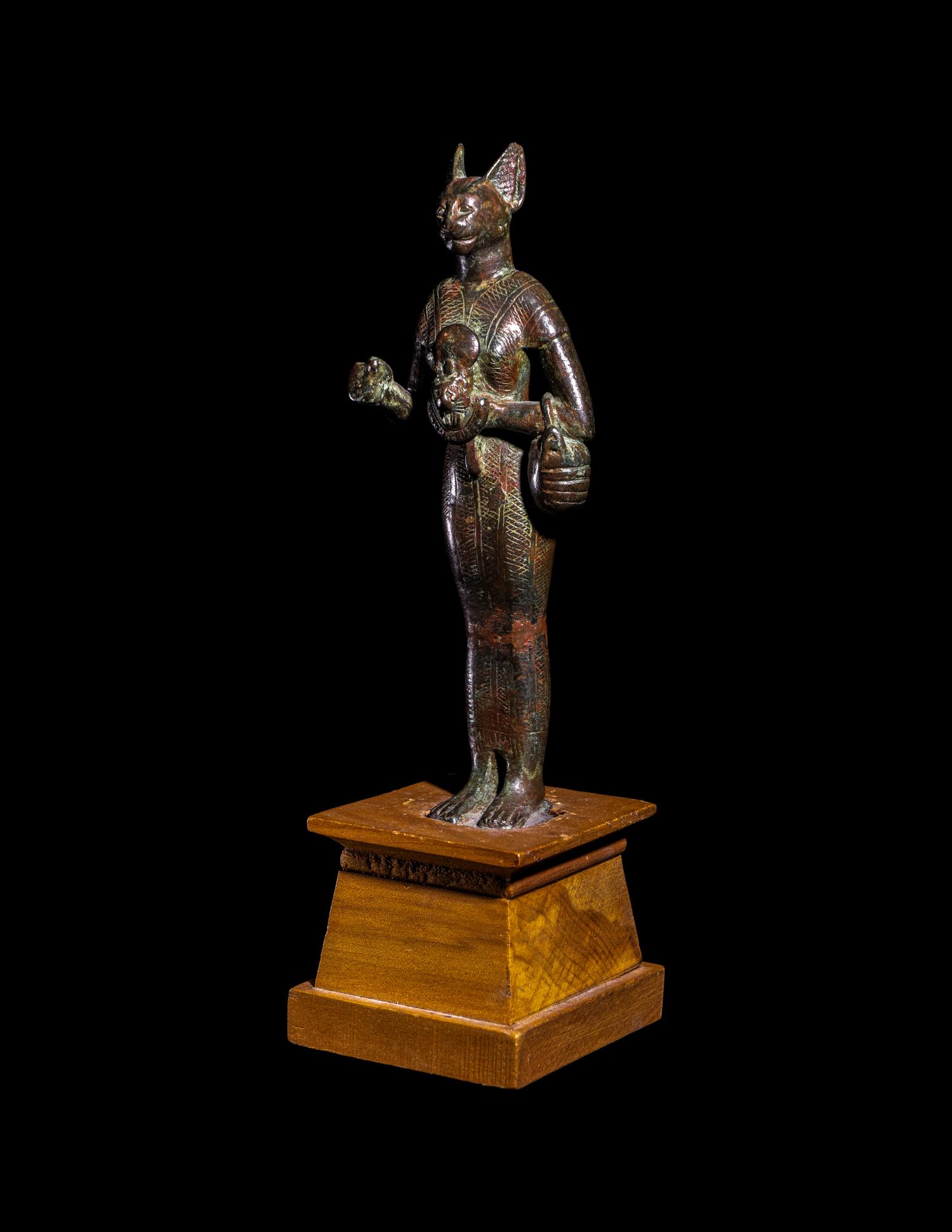 An Egyptian Bronze Bastet