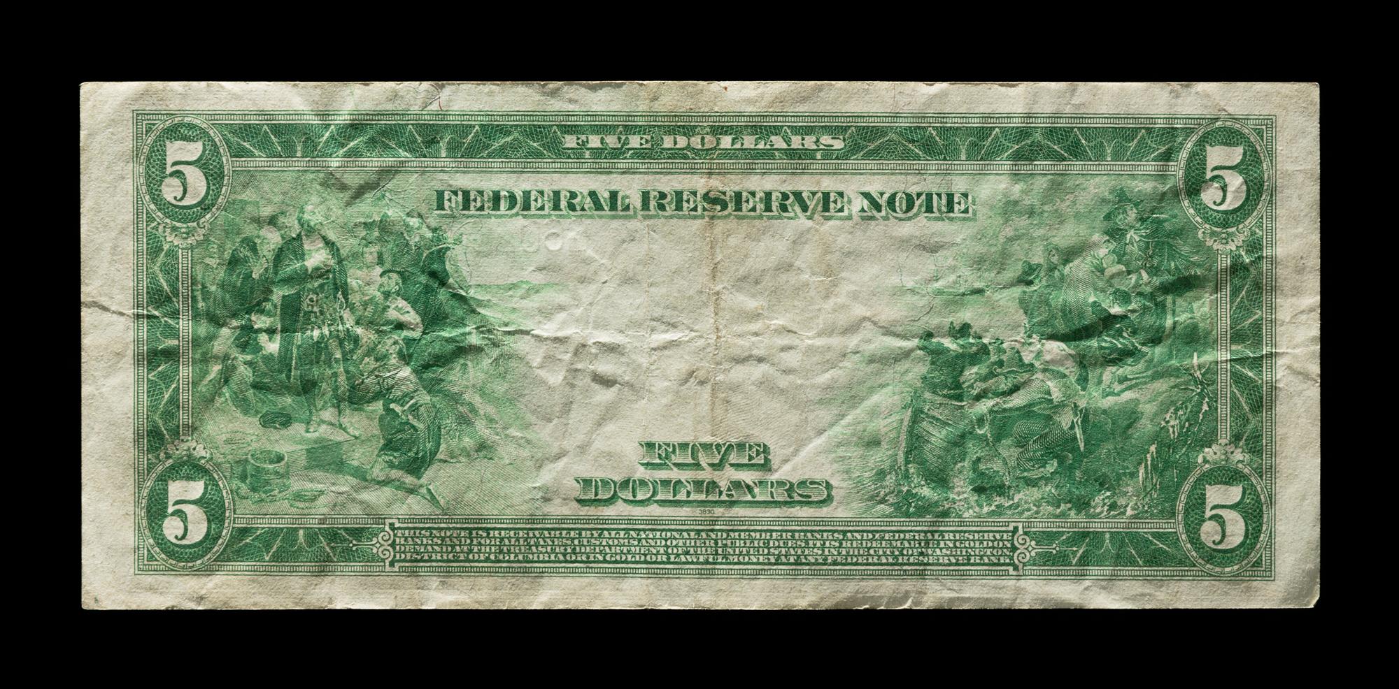 A United States Series 1914-G $5 Federal Reserve Note