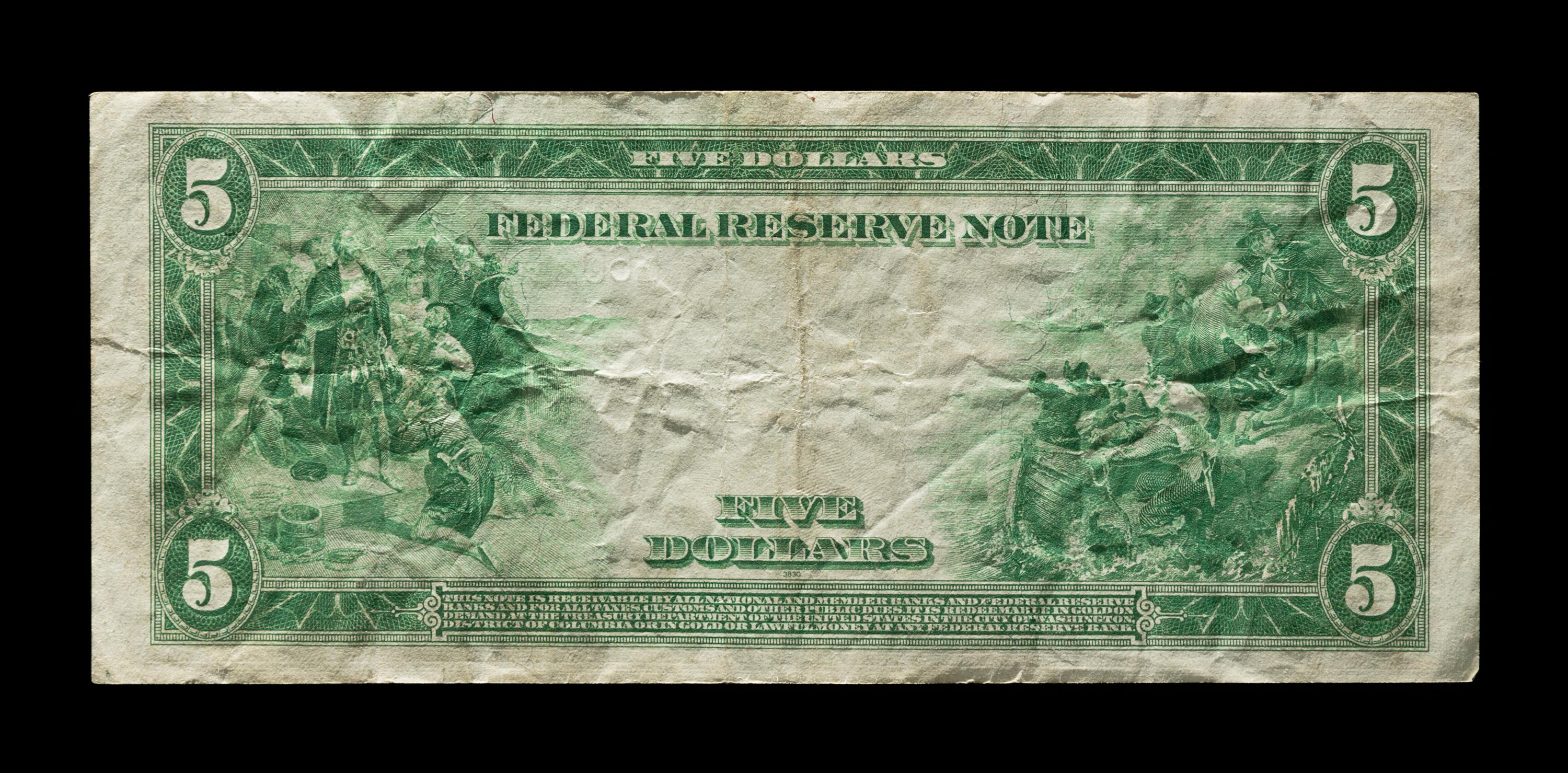 A United States Series 1914-G $5 Federal Reserve Note