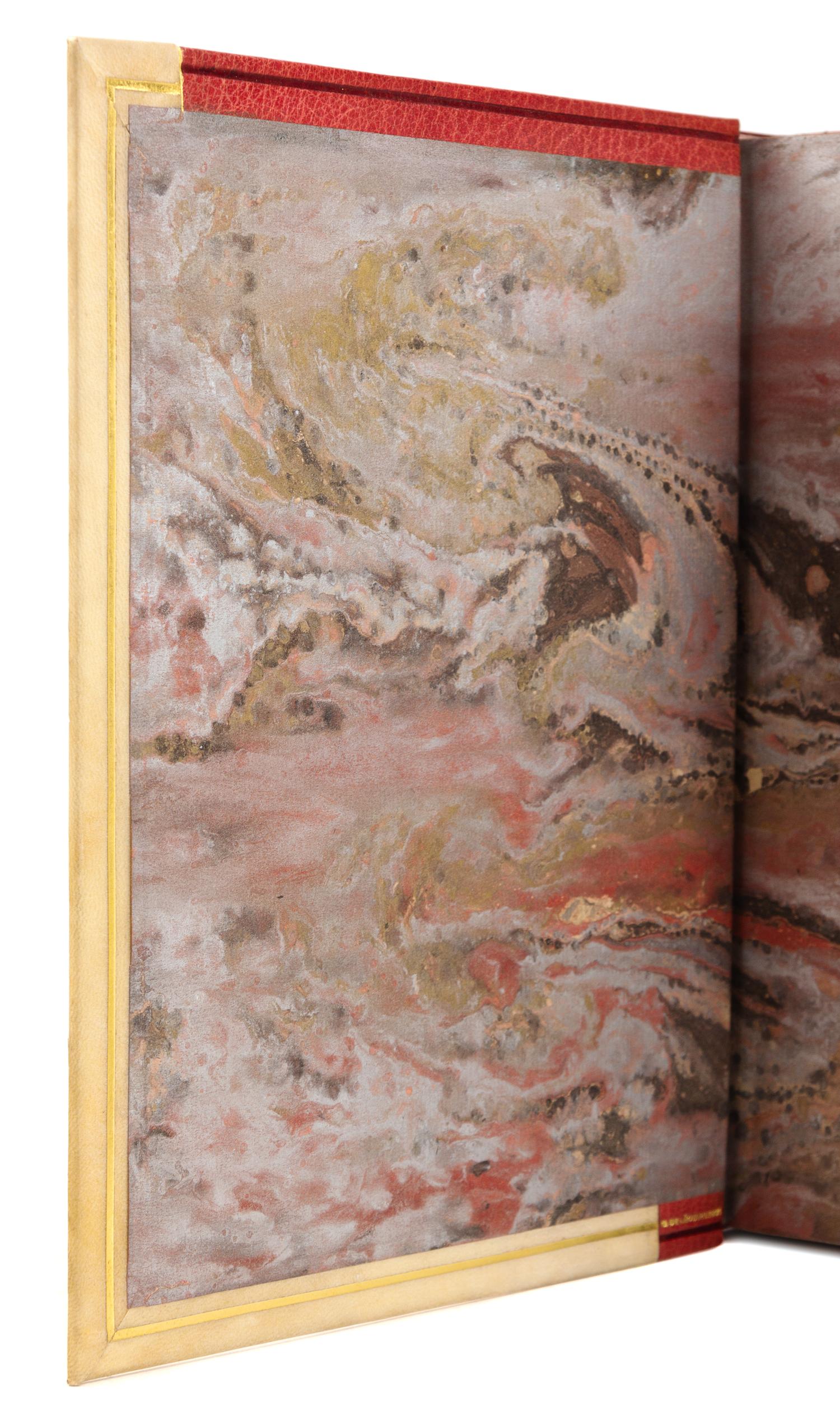 [BINDINGS]. [LÉOTARD, GENEVIÈVE - BINDER]. A group of 2 works in fine Art Deco bindings by Léotard.
