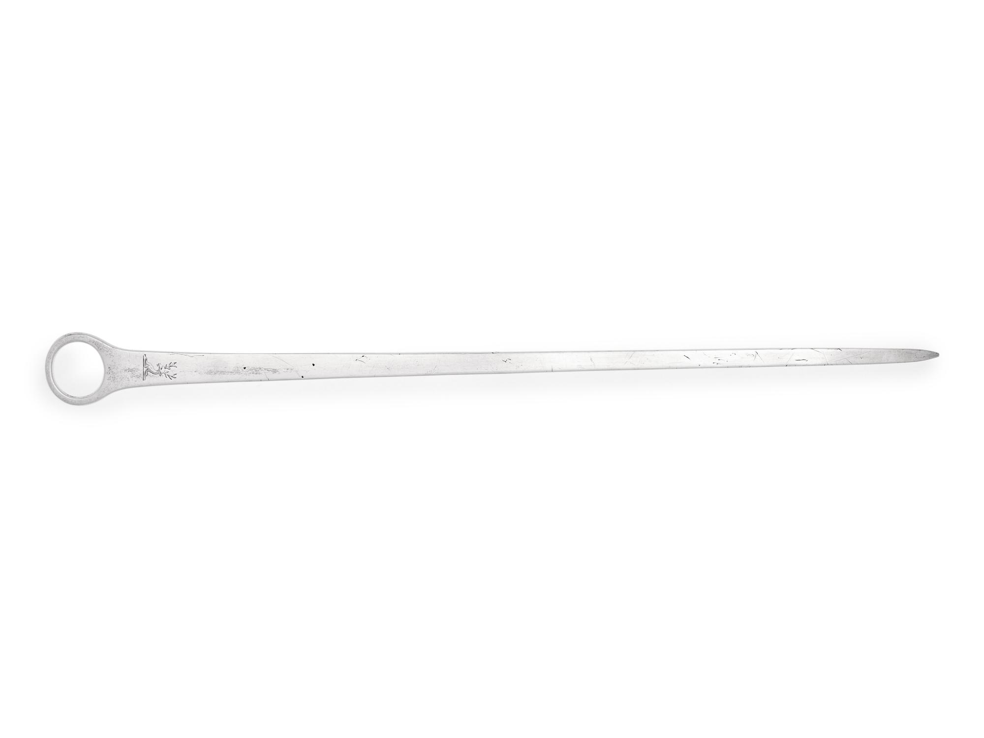 A George III Silver Meat Skewer