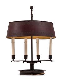 A French Tôle Bouillotte Lamp