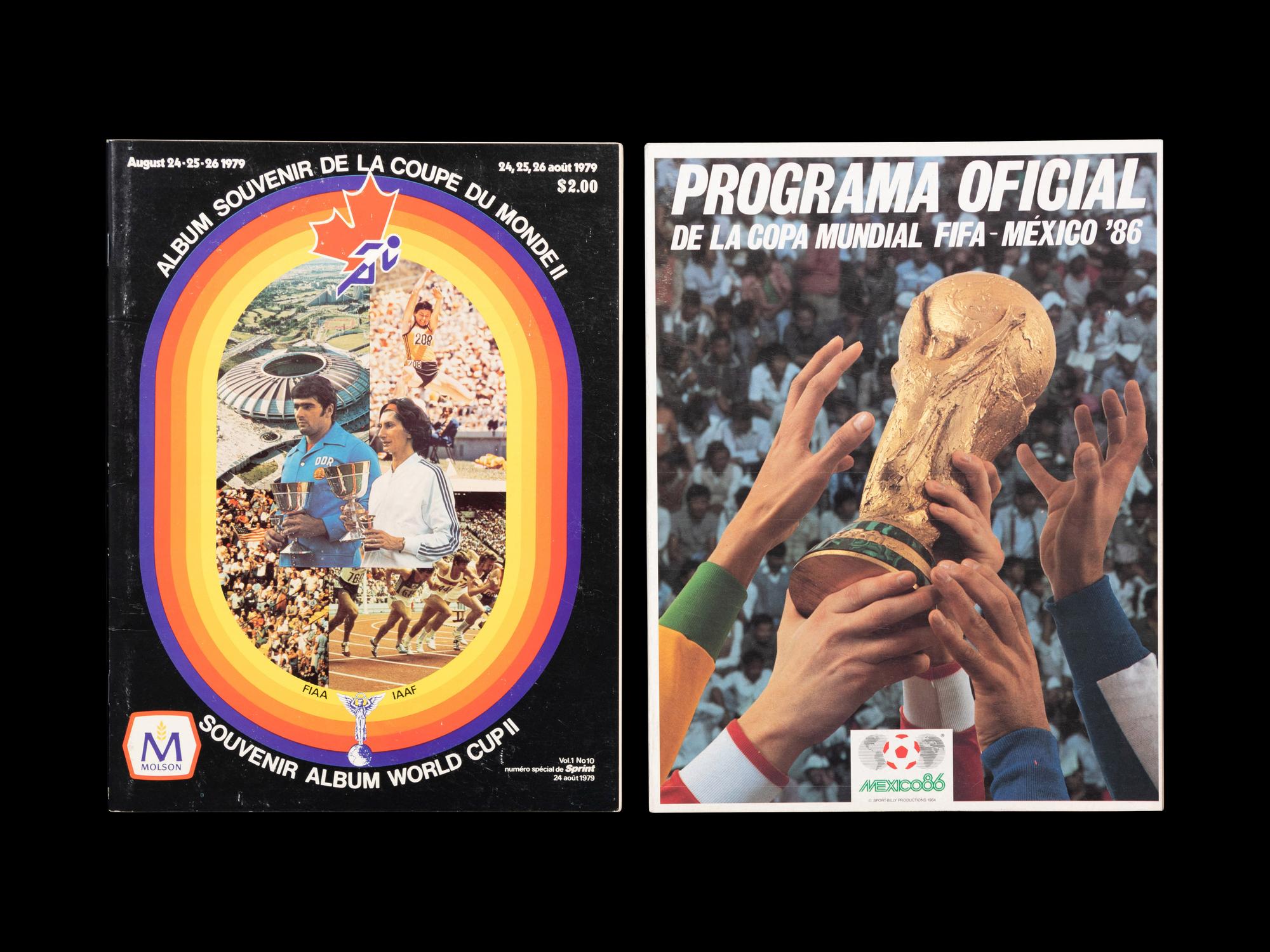 A Group of Three 1970s - 1980s World Cup On Site Items,
