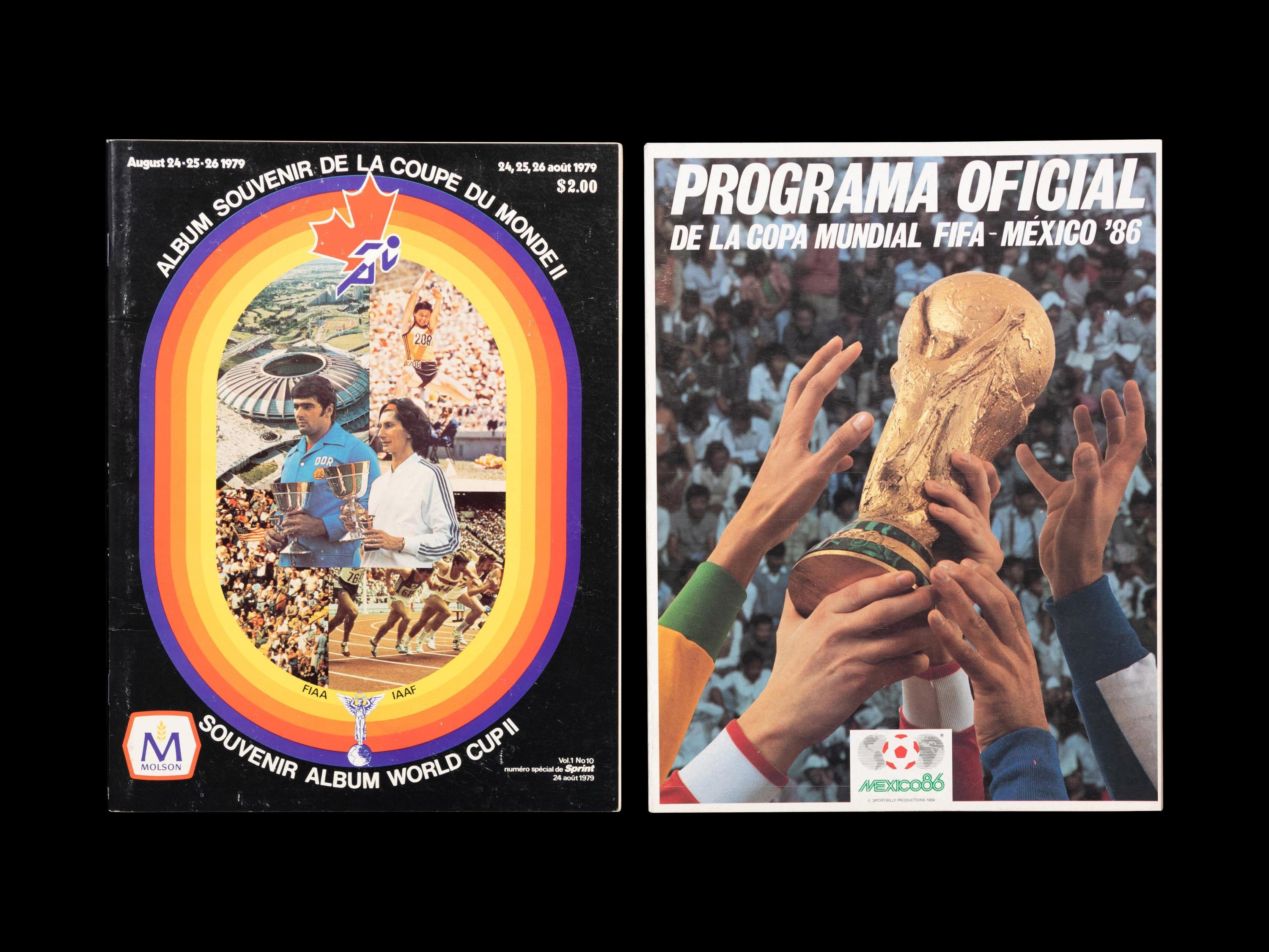 A Group of Three 1970s - 1980s World Cup On Site Items,