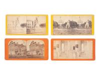 [LINCOLN, Abraham (1809-1865)]. The Lincoln funeral in WASHINGTON. 10 stereoviews, incl. procession.