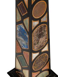 A Pair of Italian Specimen Marble Obelisks