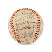 A 1959 Seattle Rainers Team Signed Autograph Baseball