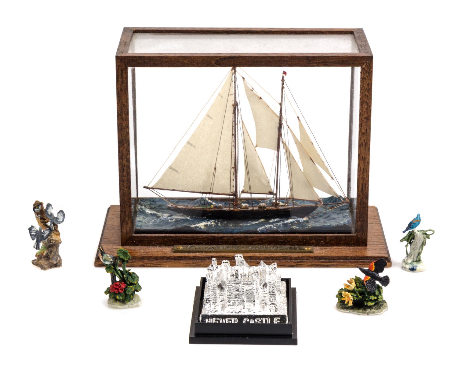 Six Display Stands Each 4 3/4 inches. — Robert Olszewski for Goebel Miniatures