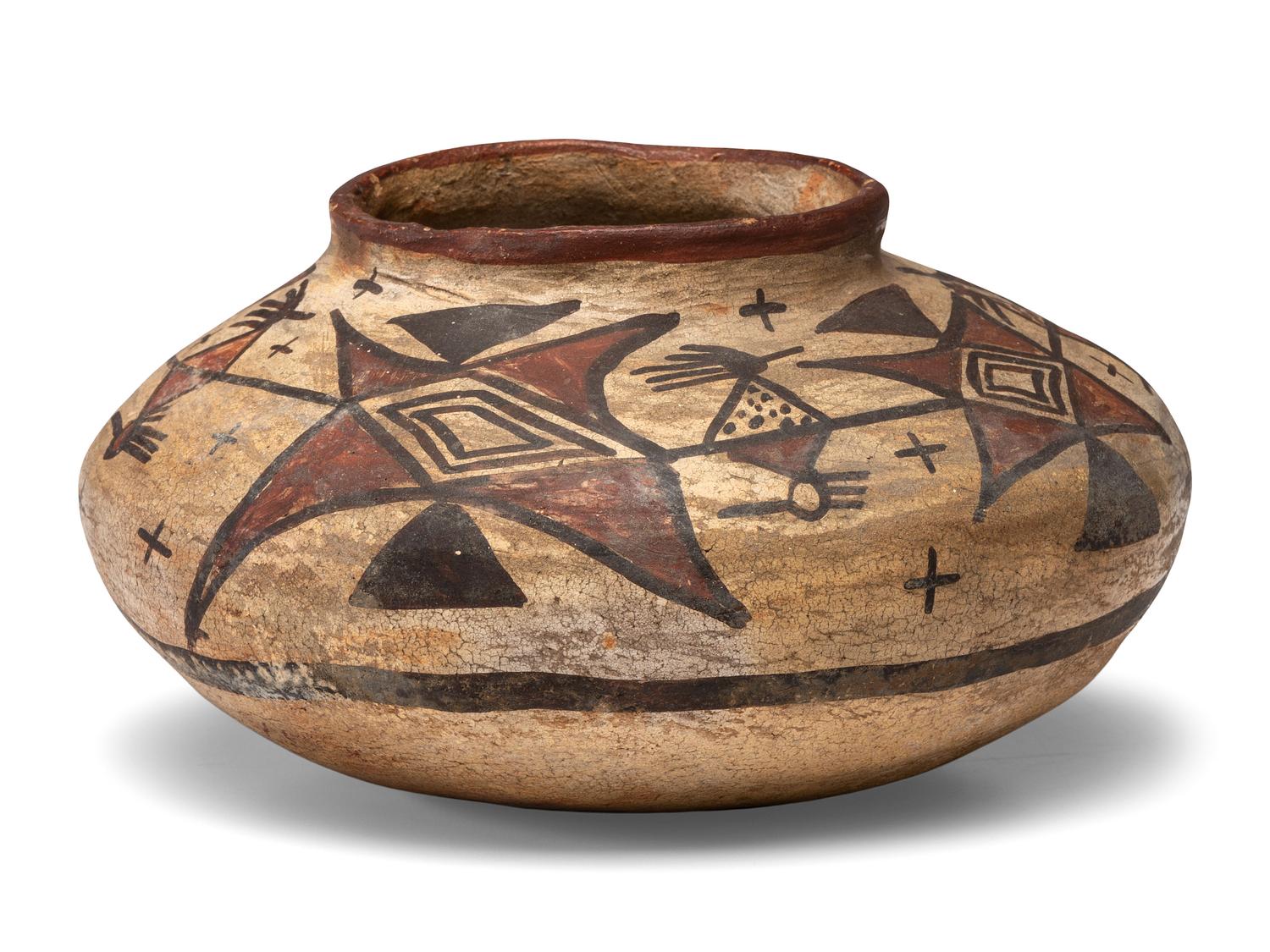 Polacca Polychrome Pottery Jar