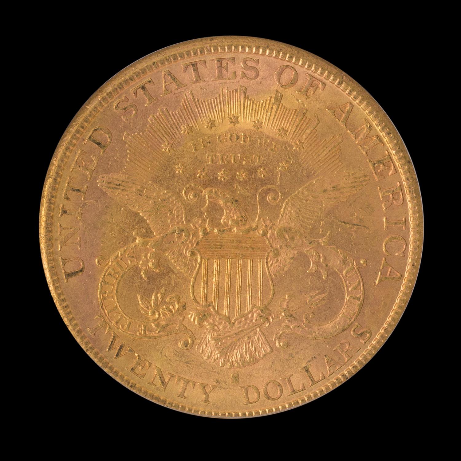 A United States 1881-S Liberty Head $20 Gold Coin
