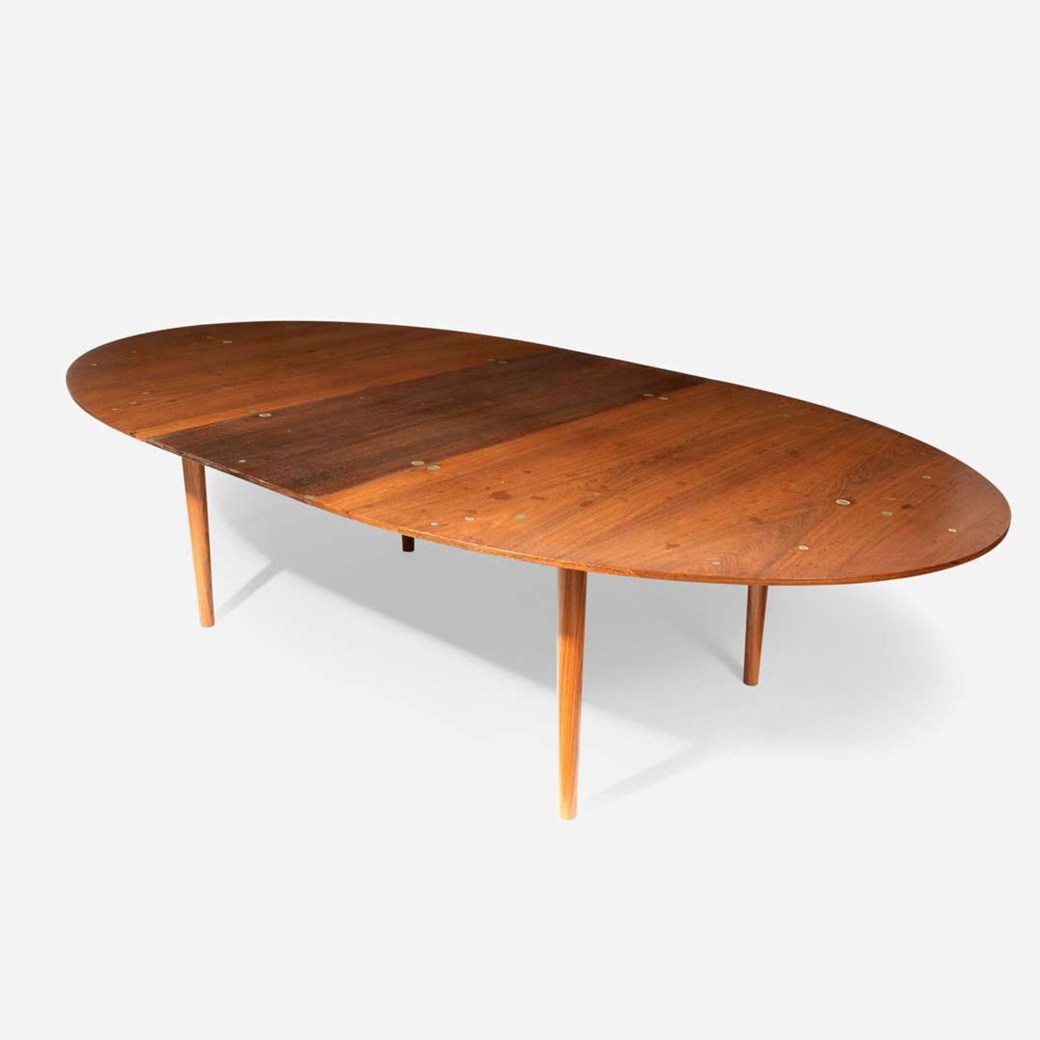 Finn Juhl "Judas" Dining Table, Niels Vodder, Denmark, circa 1950