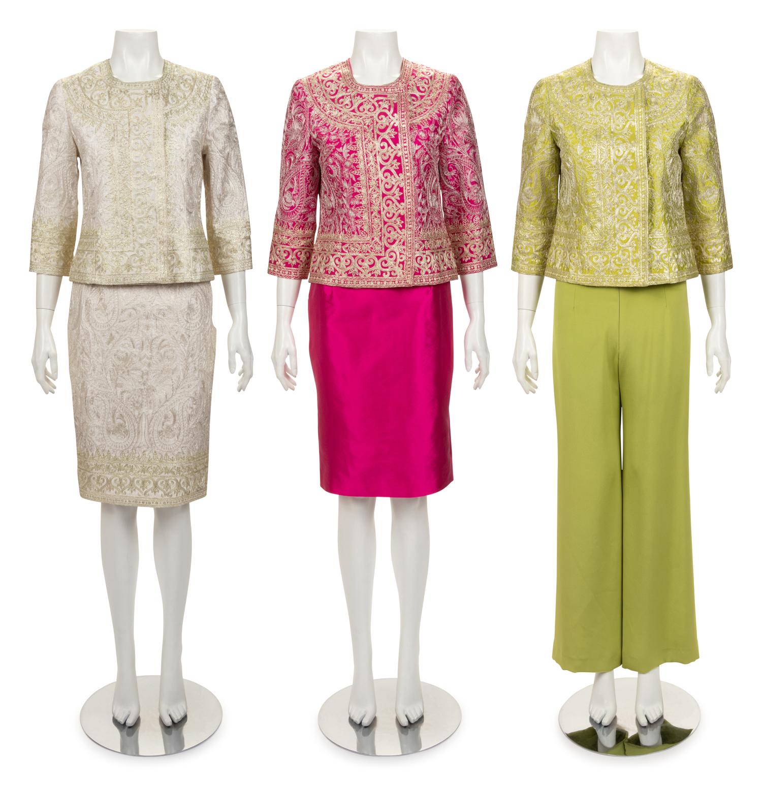 Three Naeem Khan Ensembles, 2000-10s