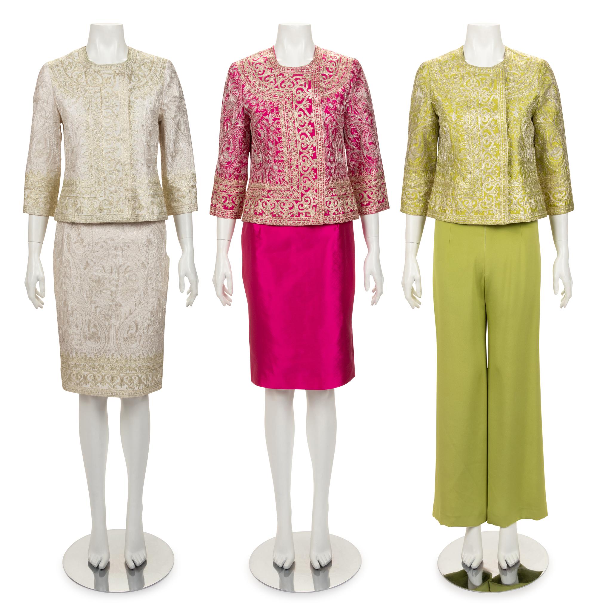 Three Naeem Khan Ensembles, 2000-10s