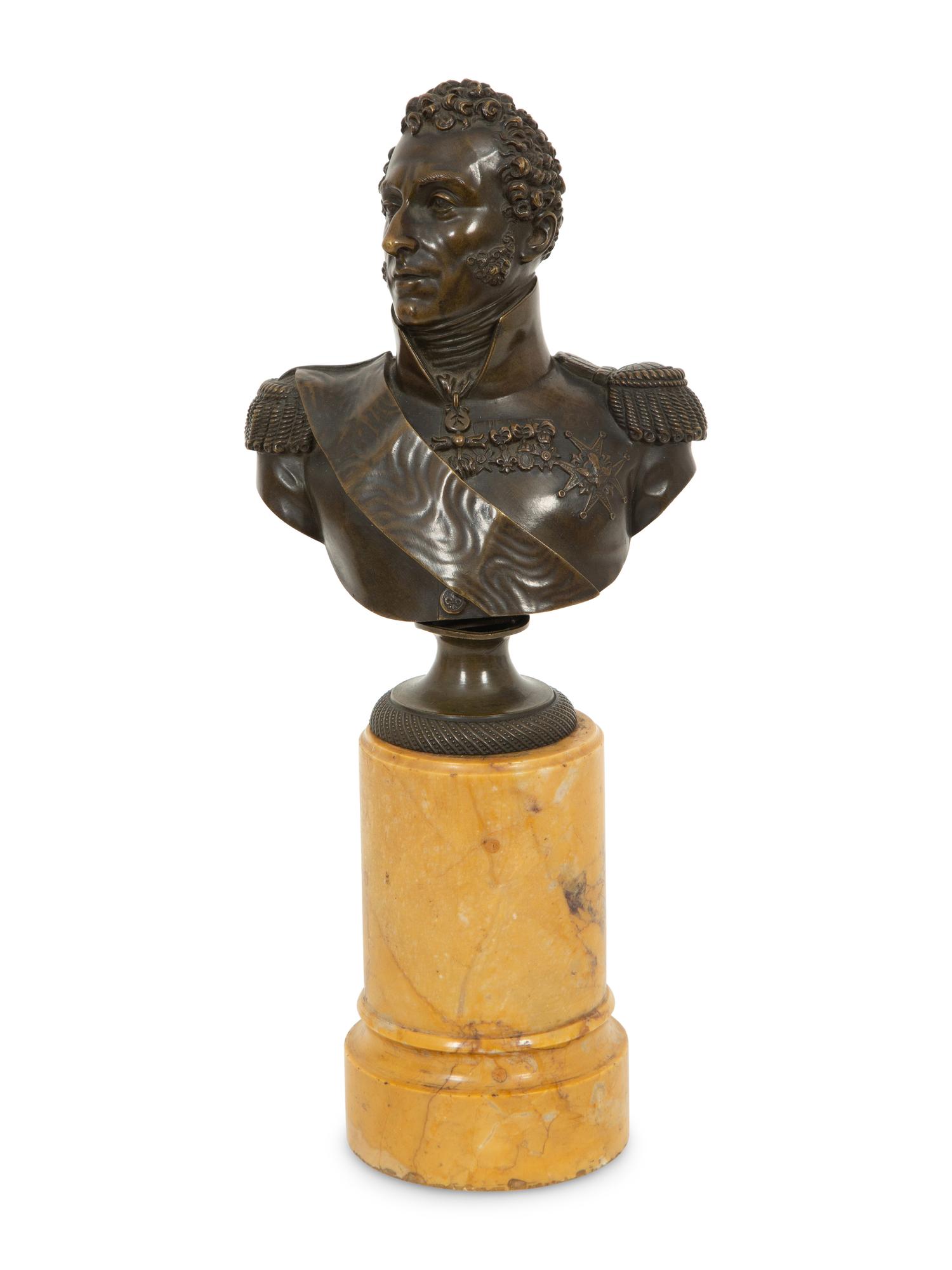 A Bronze Portrait Bust of Louis Philippe