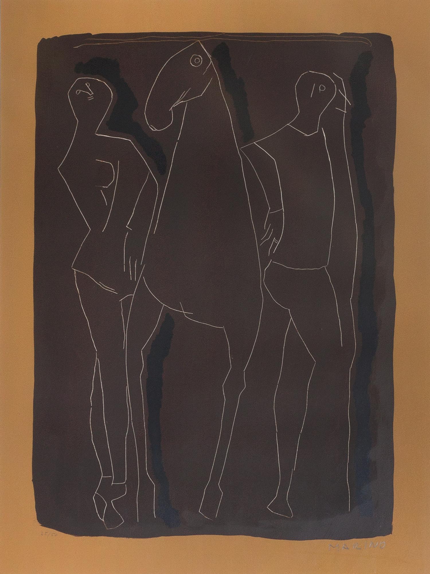 Marino Marini, (Italian, 1901-1980), Untitled