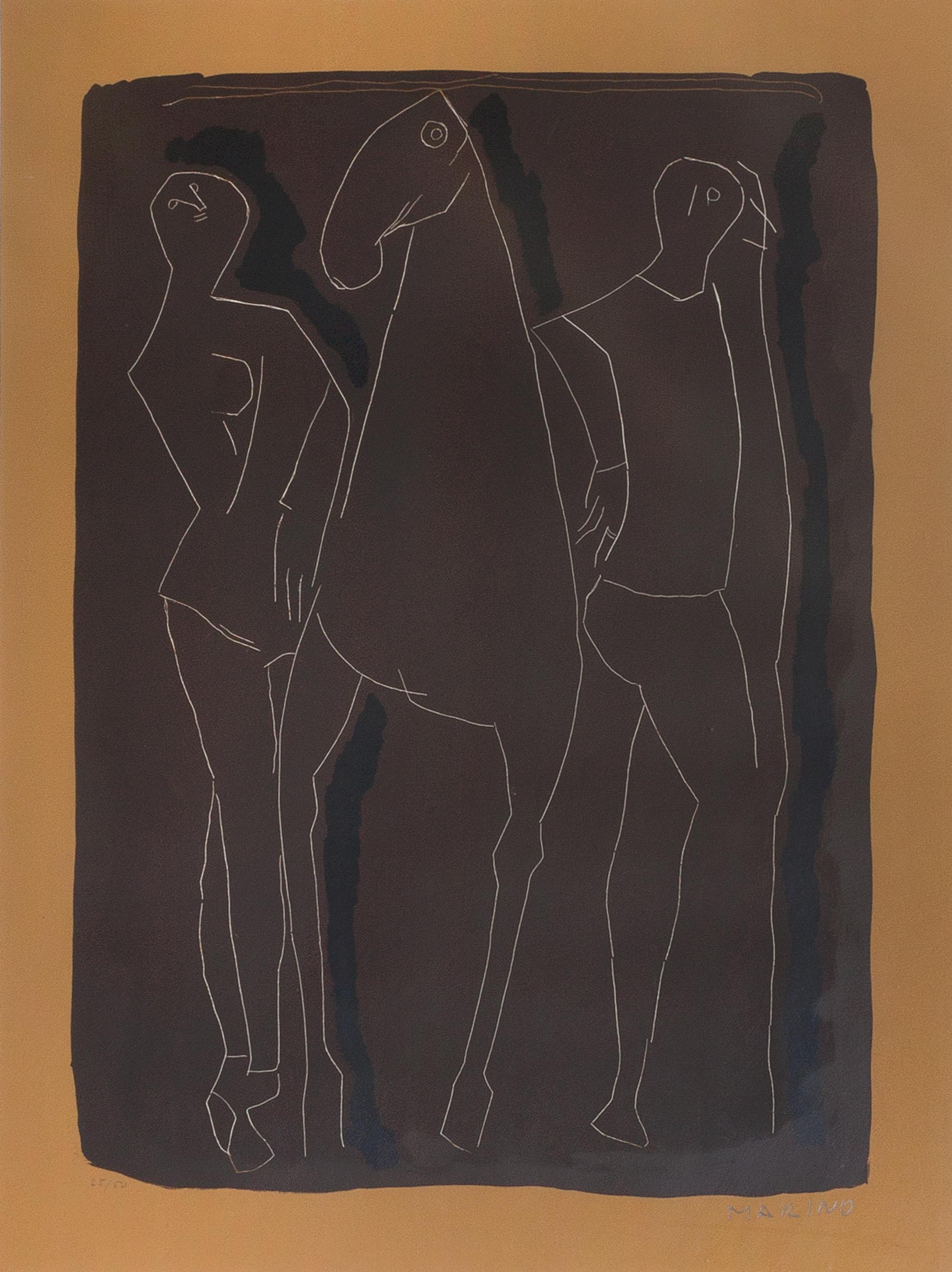 Marino Marini, (Italian, 1901-1980), Untitled