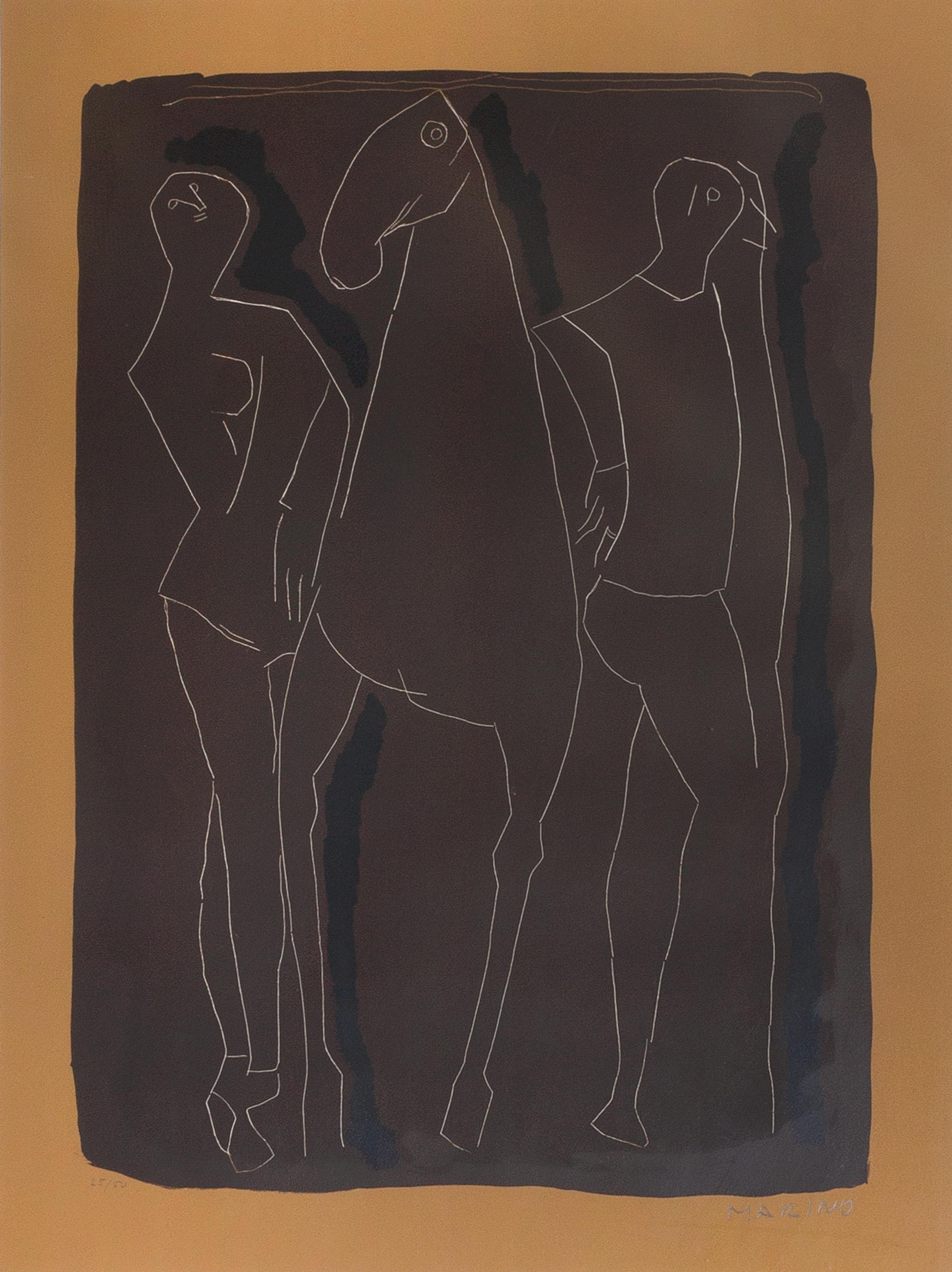 Marino Marini, (Italian, 1901-1980), Untitled