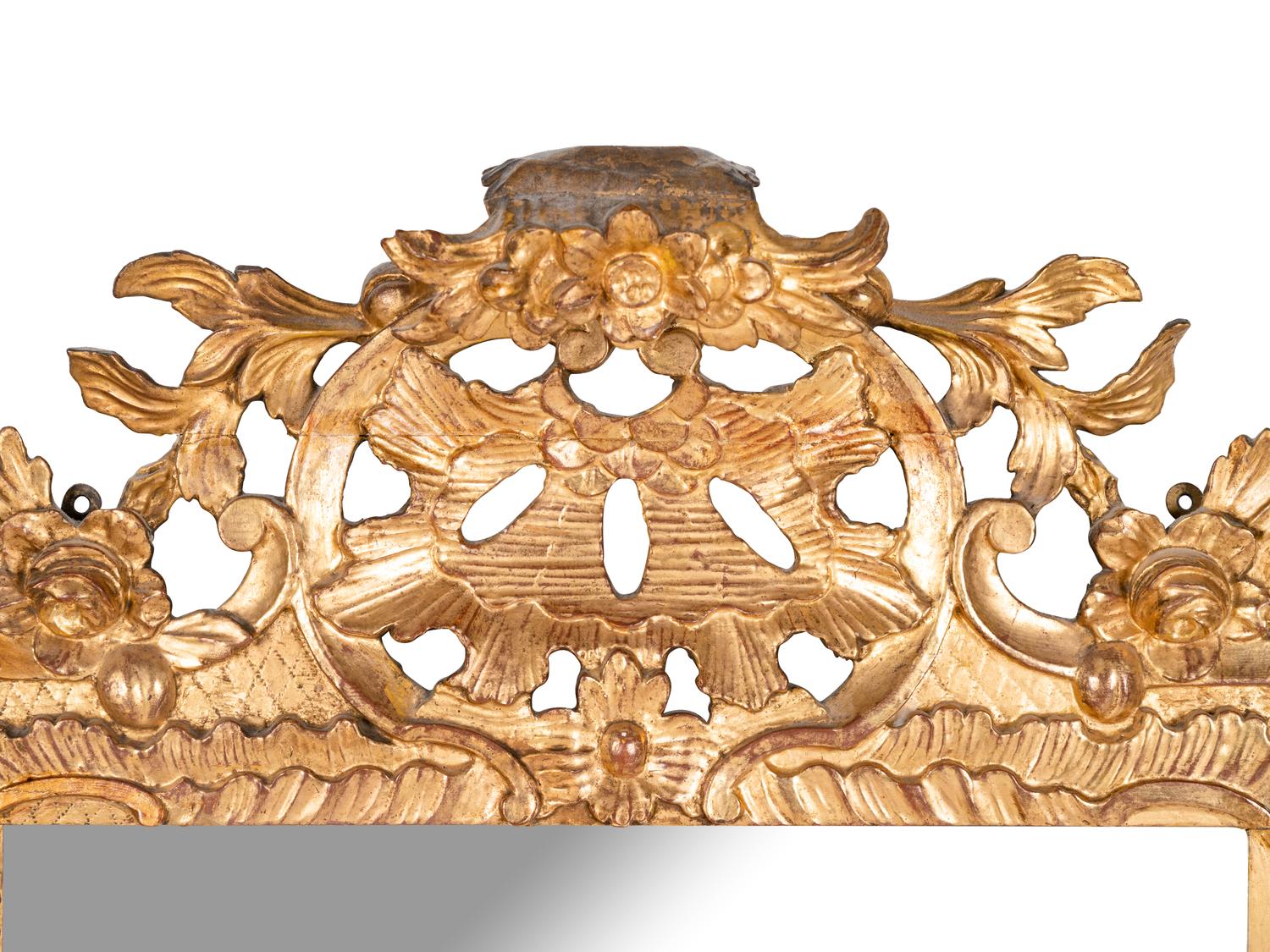 A Régence Style Giltwood Mirror