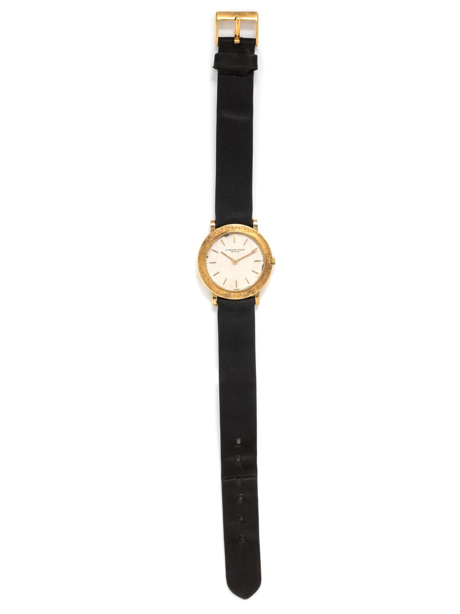 AUDEMARS PIGUET, 18K YELLOW GOLD WRISTWATCH