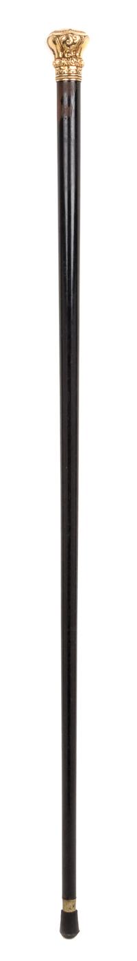 A Victorian Gold Filled Cane, Simons Brothers Length 36 1/2 inches. — LATE 19TH CENTURY