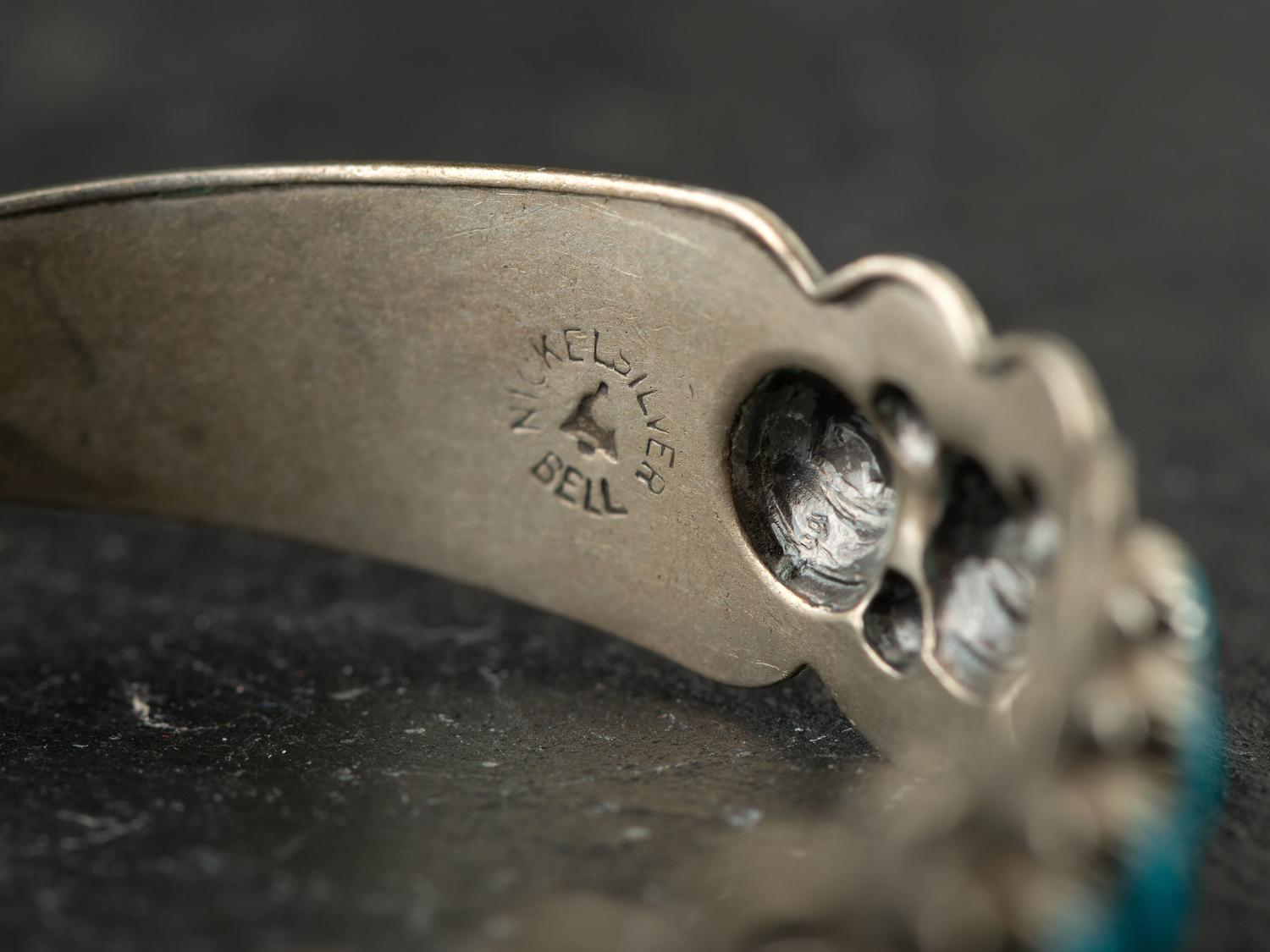 Navajo Silver and Turquoise Curio Cuff Bracelets