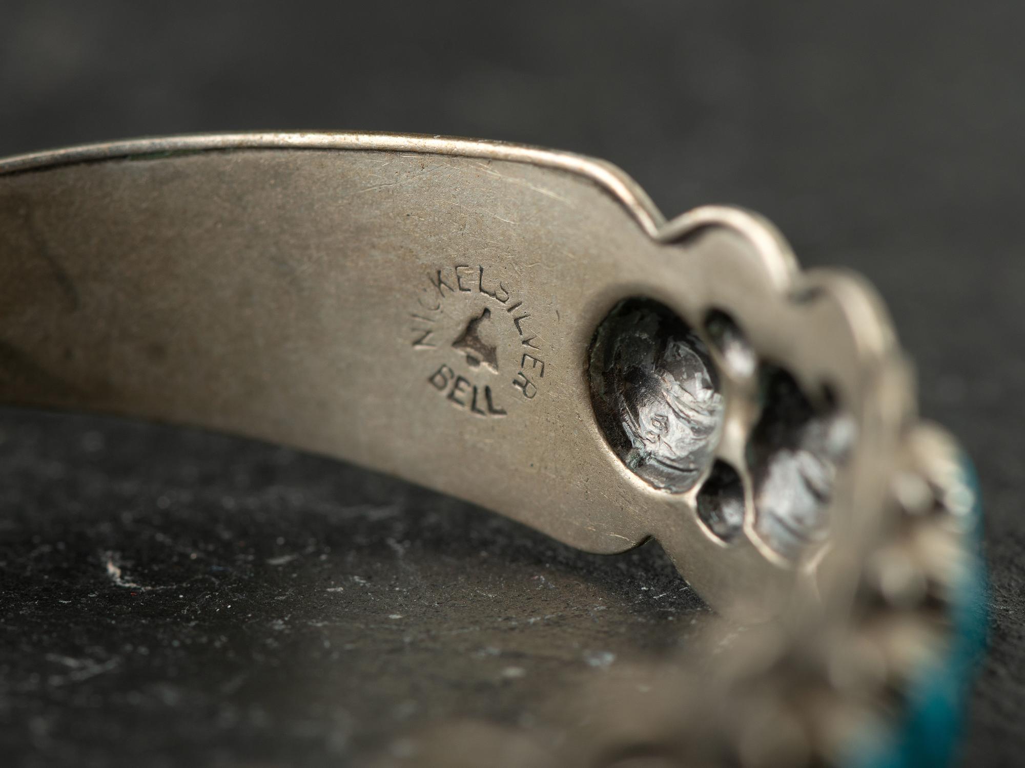 Navajo Silver and Turquoise Curio Cuff Bracelets