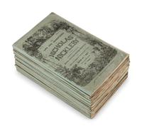 DICKENS, Charles (1812-1870). The Life and Adventures of Nicholas Nickleby . London: Chapman & Hall, April 1838 - October 1839.