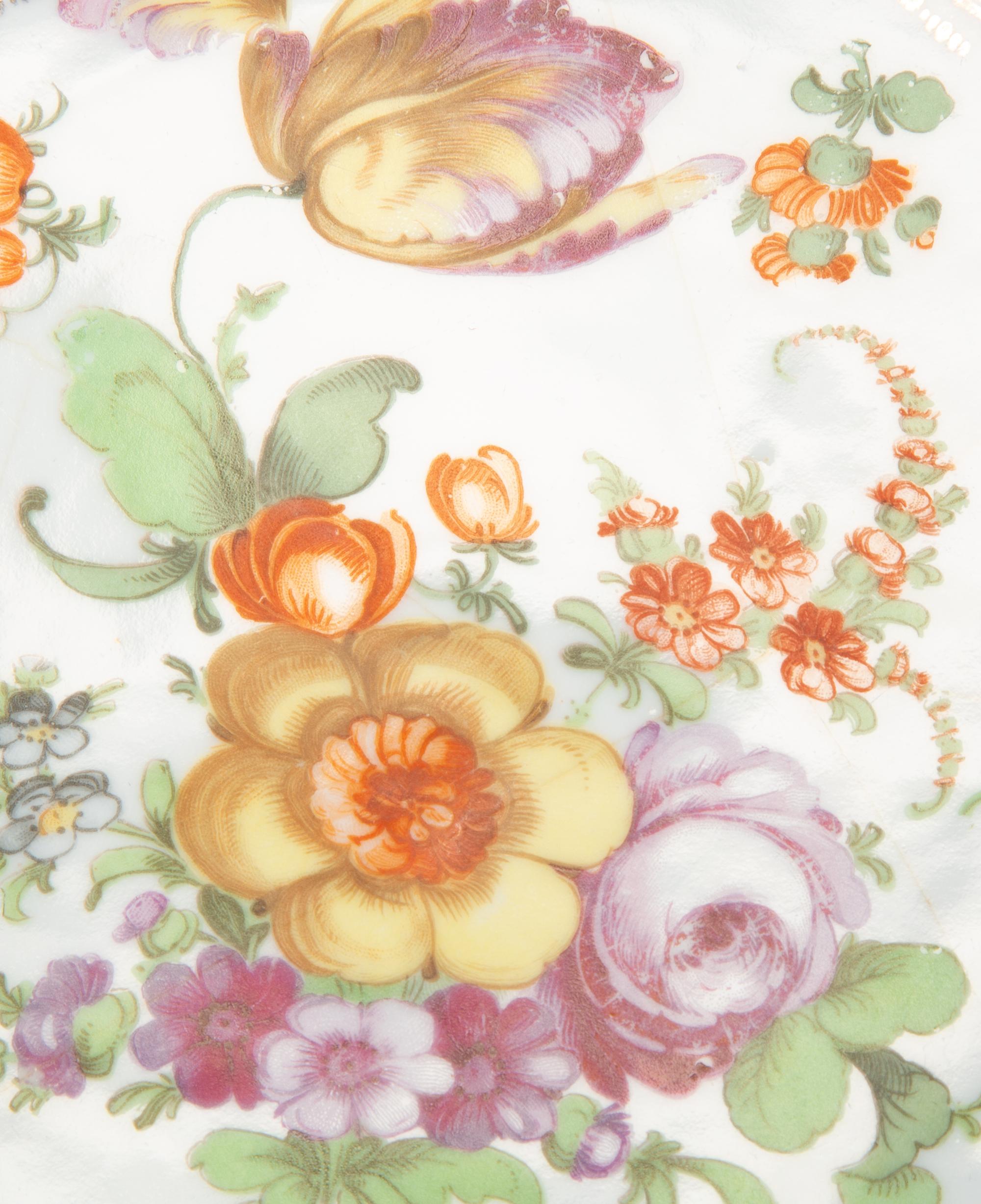 A Group of Schulmann Dresden Porcelain Dinnerware