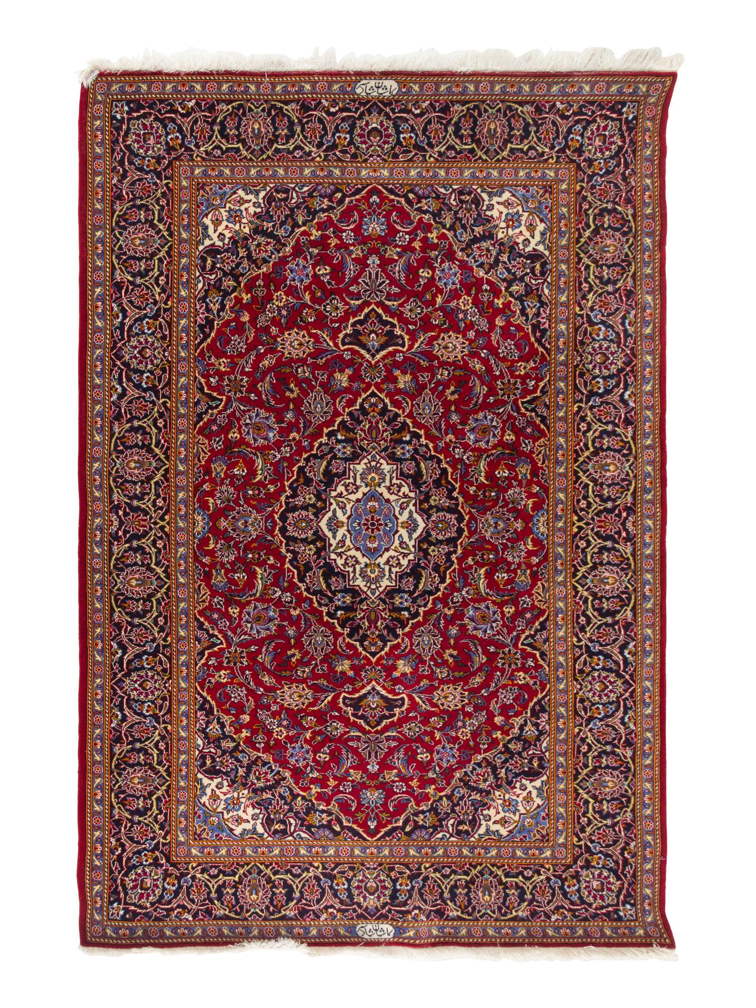 A Kashan Wool Rug