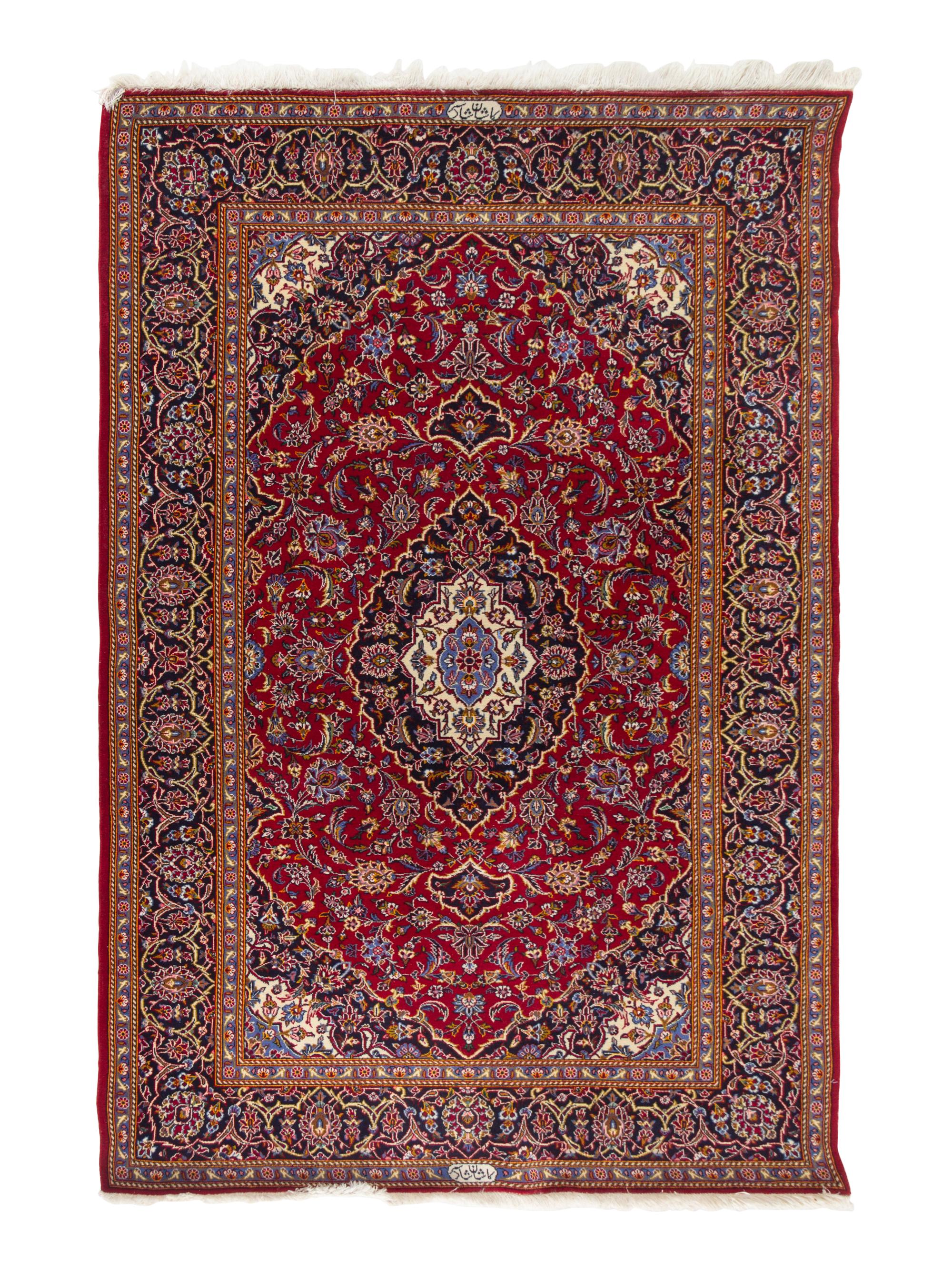 A Kashan Wool Rug