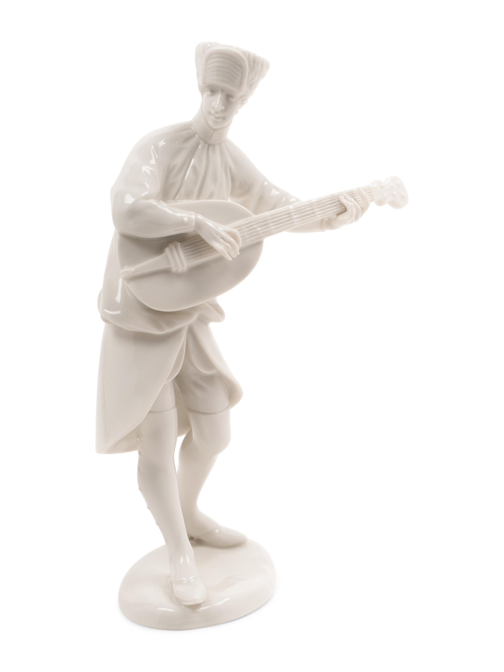 A Set of Five Nymphenburg Porcelain Musicians