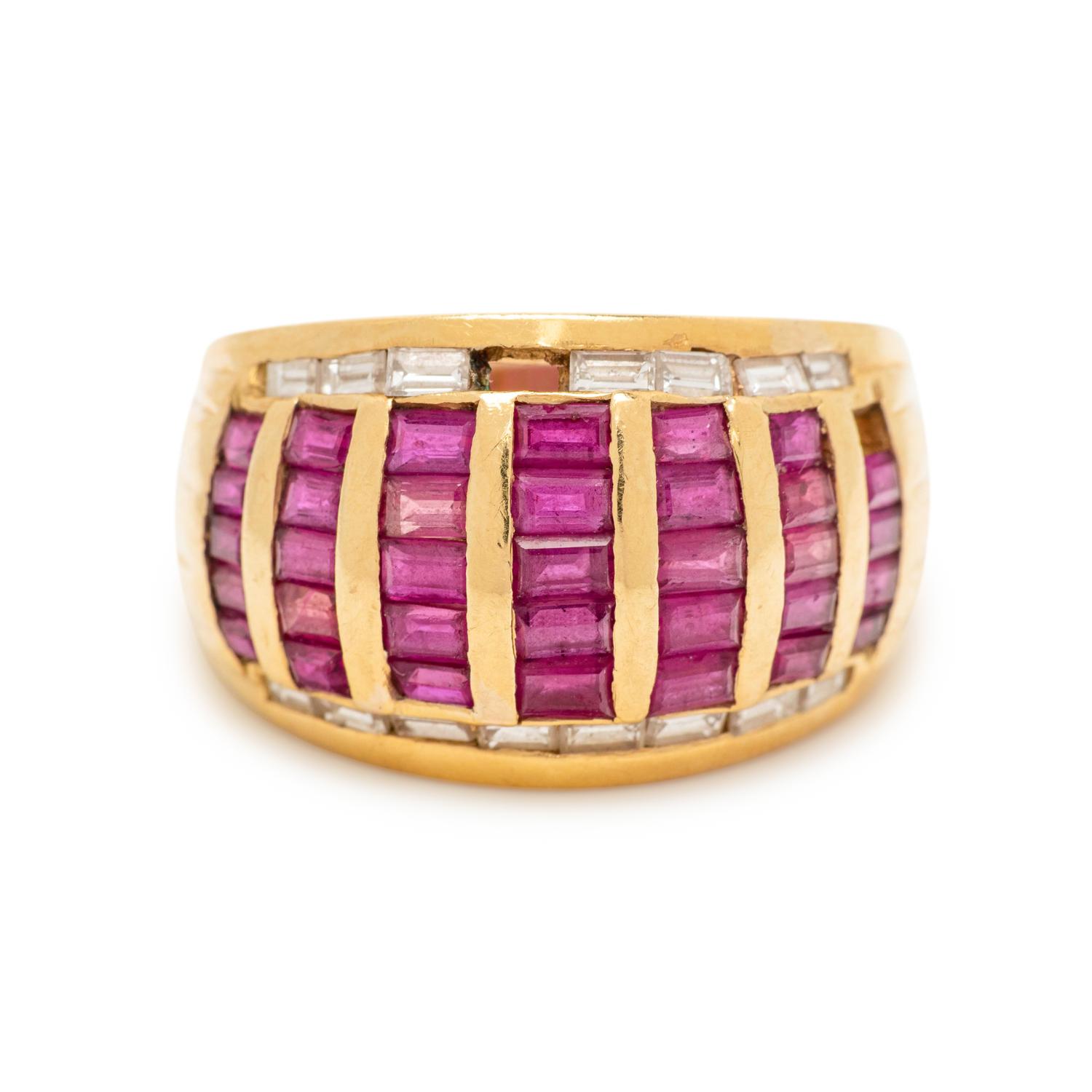 RUBY AND DIAMOND RING