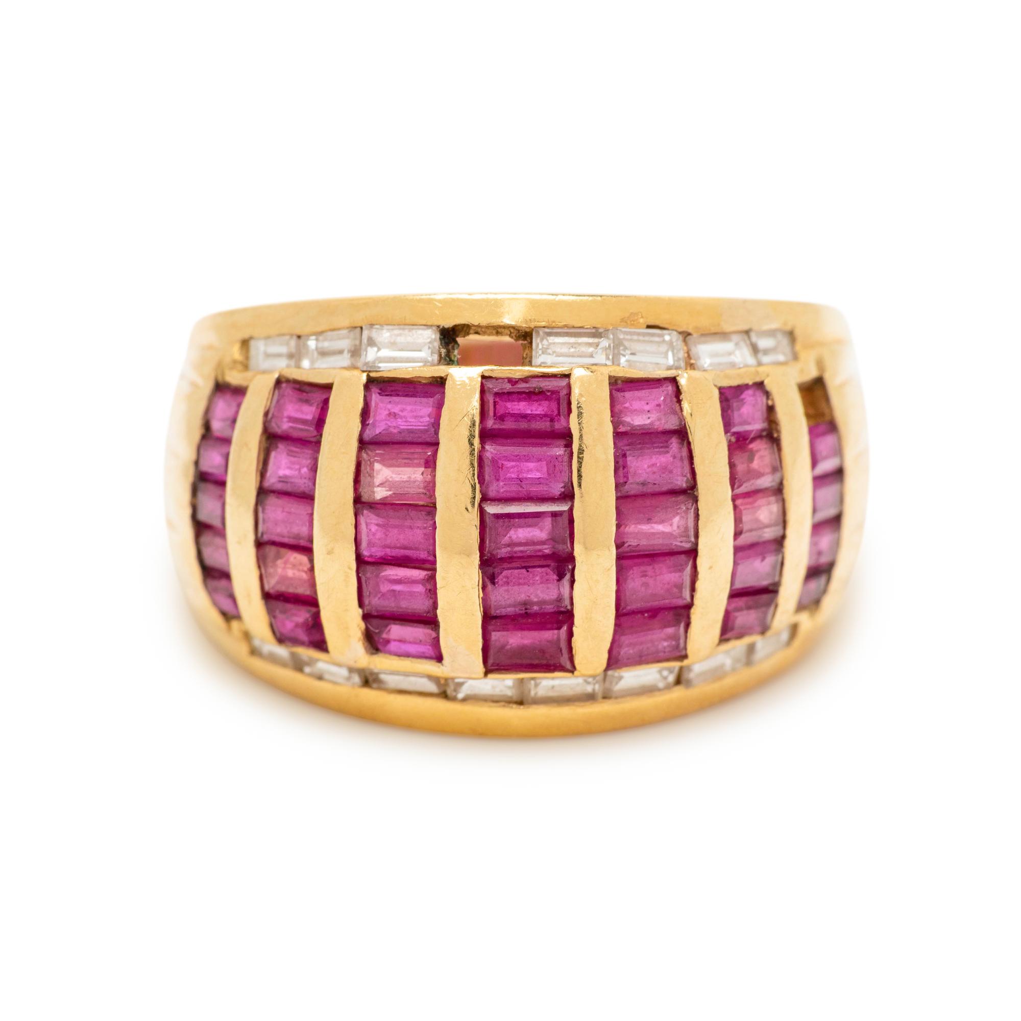 RUBY AND DIAMOND RING
