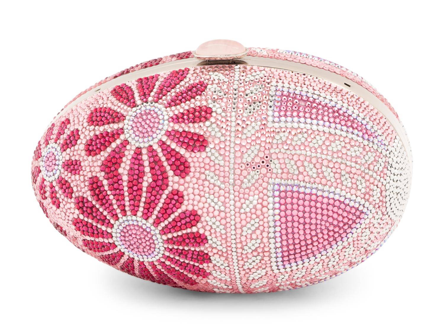 Judith Leiber Pink Egg Minaudière