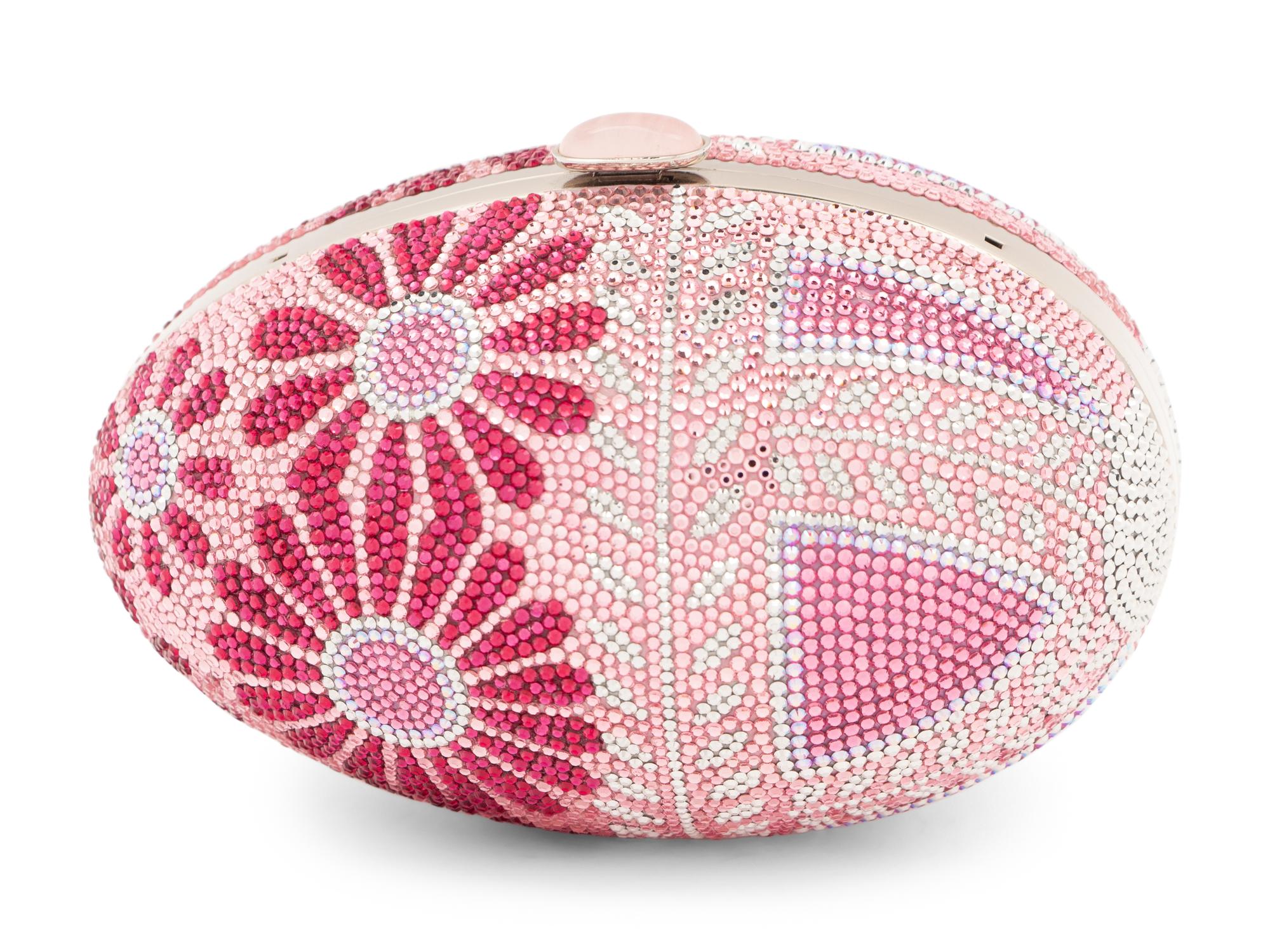 Judith Leiber Pink Egg Minaudière