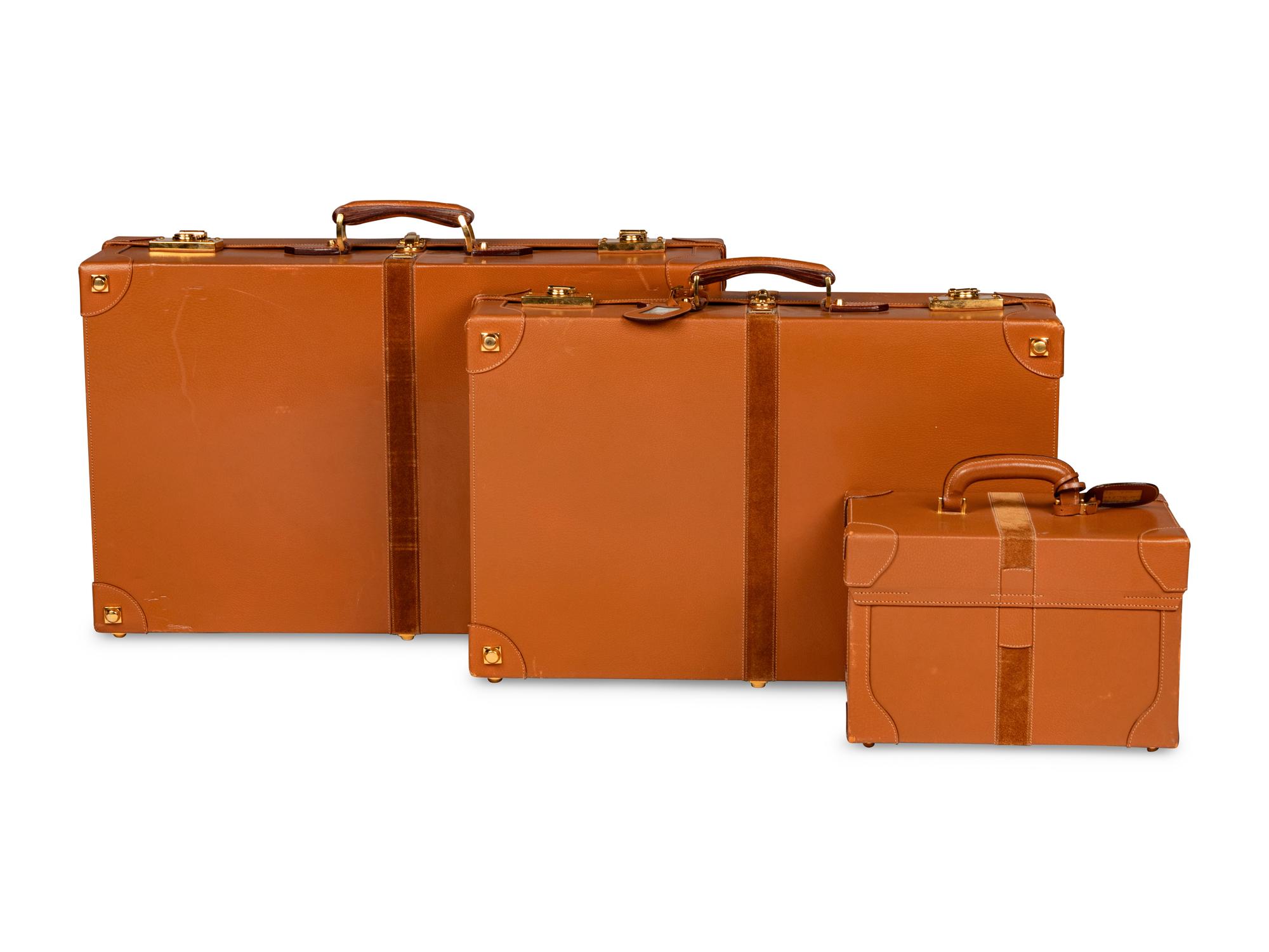 Gucci, Three Piece Leather Travel Set