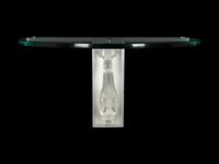 A Lalique Cerf Demilune Wall Console